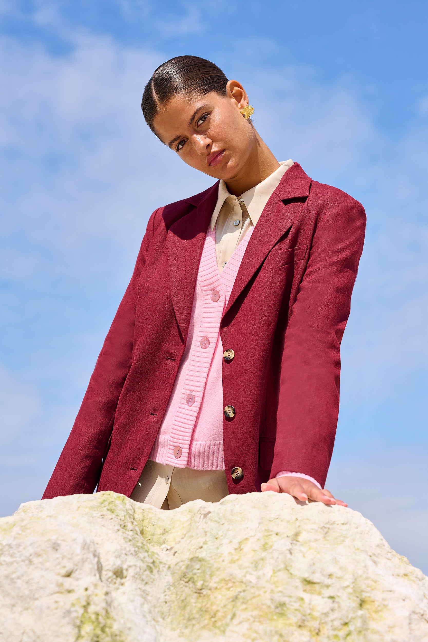 CRAndala Hør Blazer