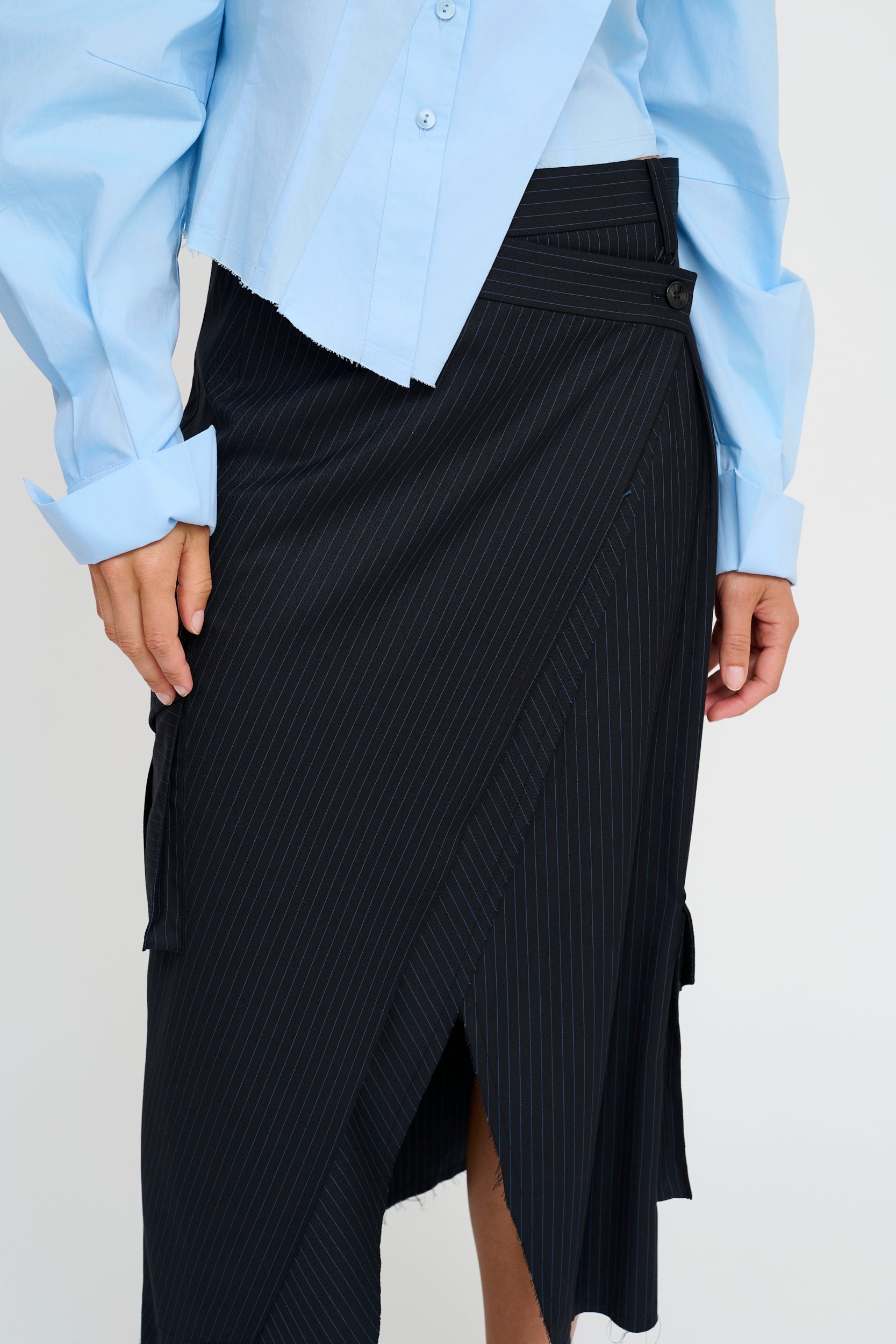 CRAxy Nålestribet Nederdel