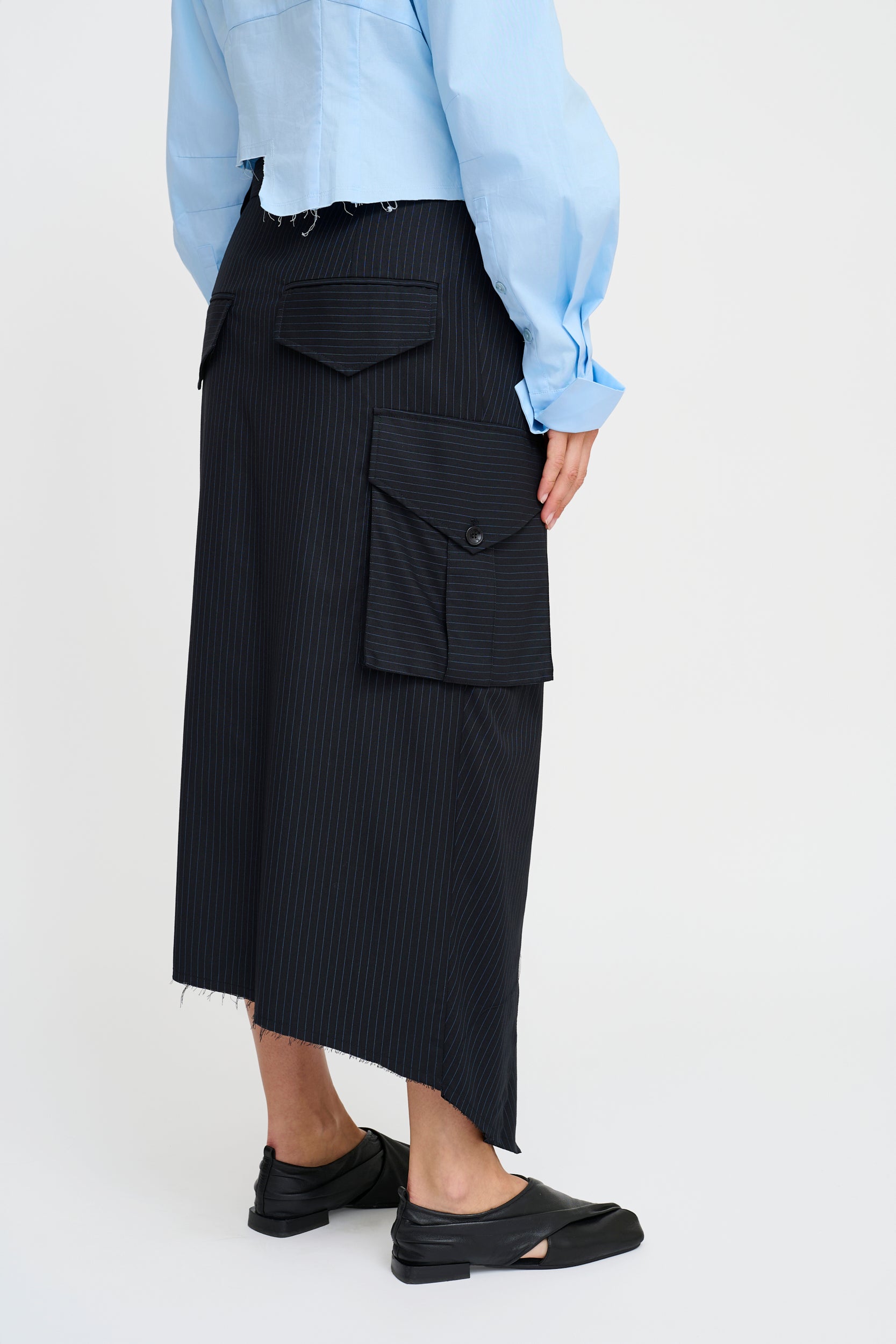 CRAxy Nålestribet Nederdel