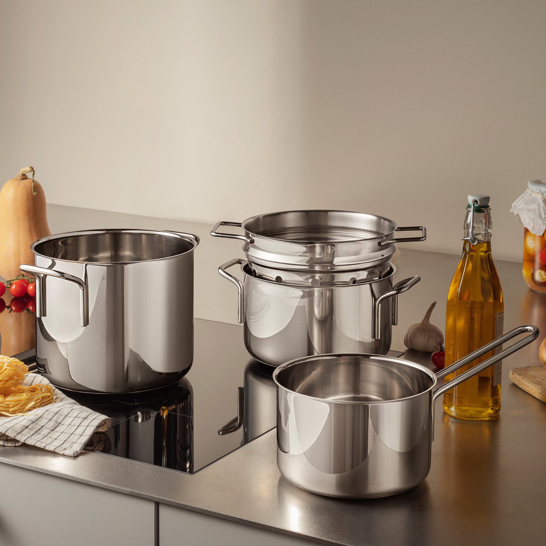 Rustfrit stål grydesæt