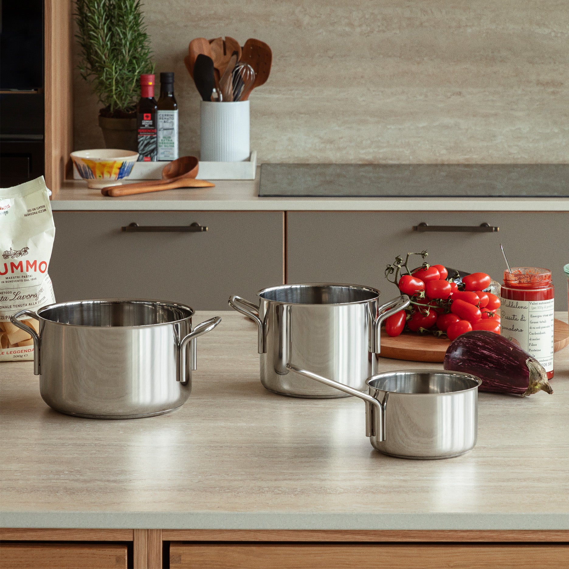 Stainless Steel gryde 3,6 L