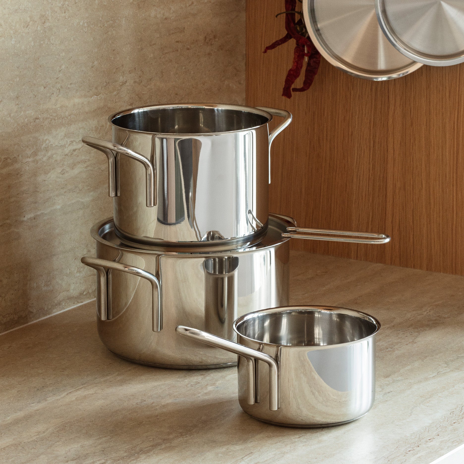 Stainless Steel gryde 3,6 L