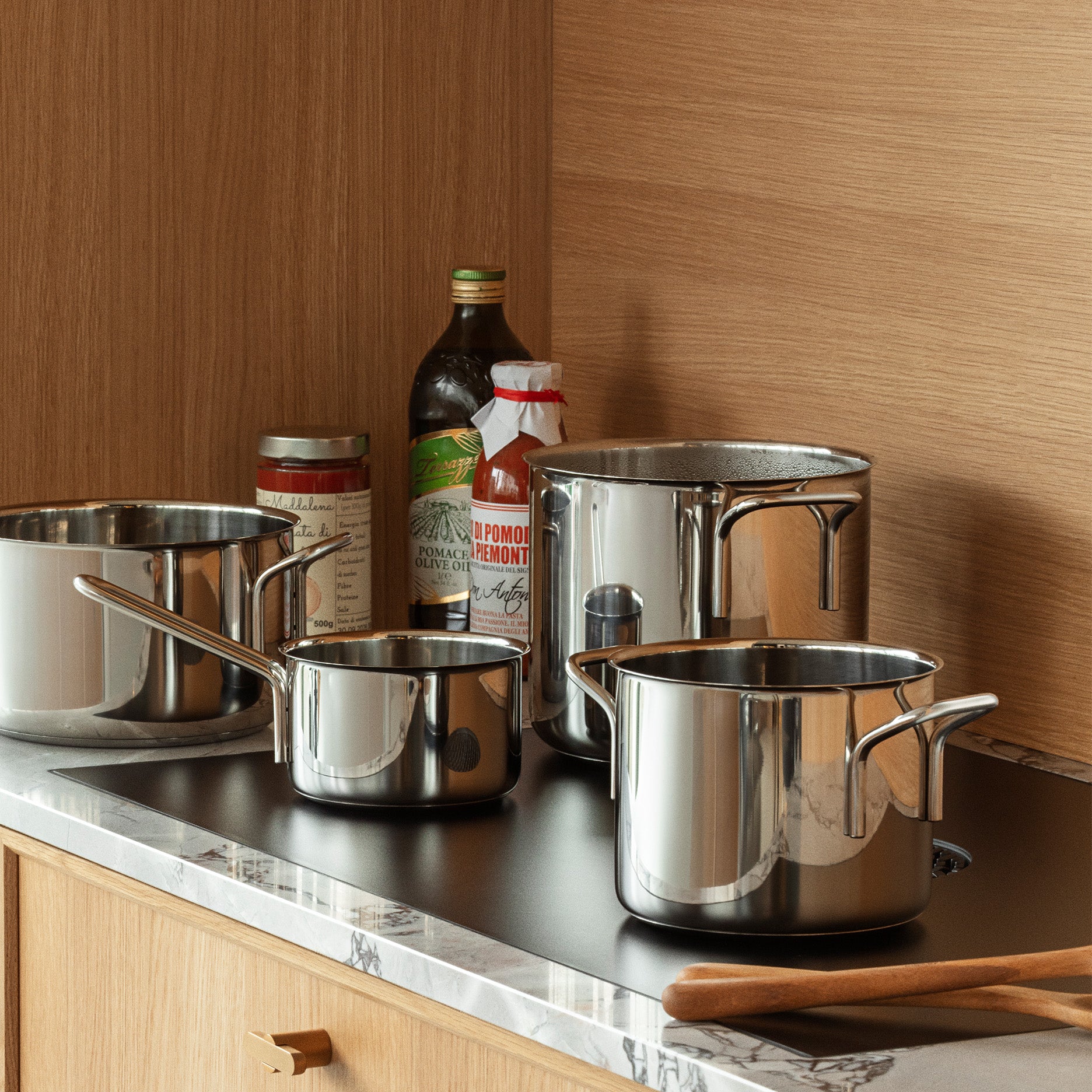 Stainless Steel gryde 4,8 L