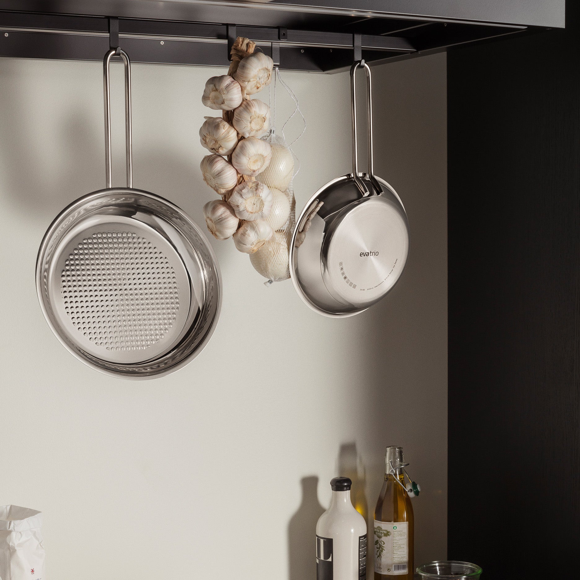 Stainless Steel stegepande Ø20 cm honeycomb