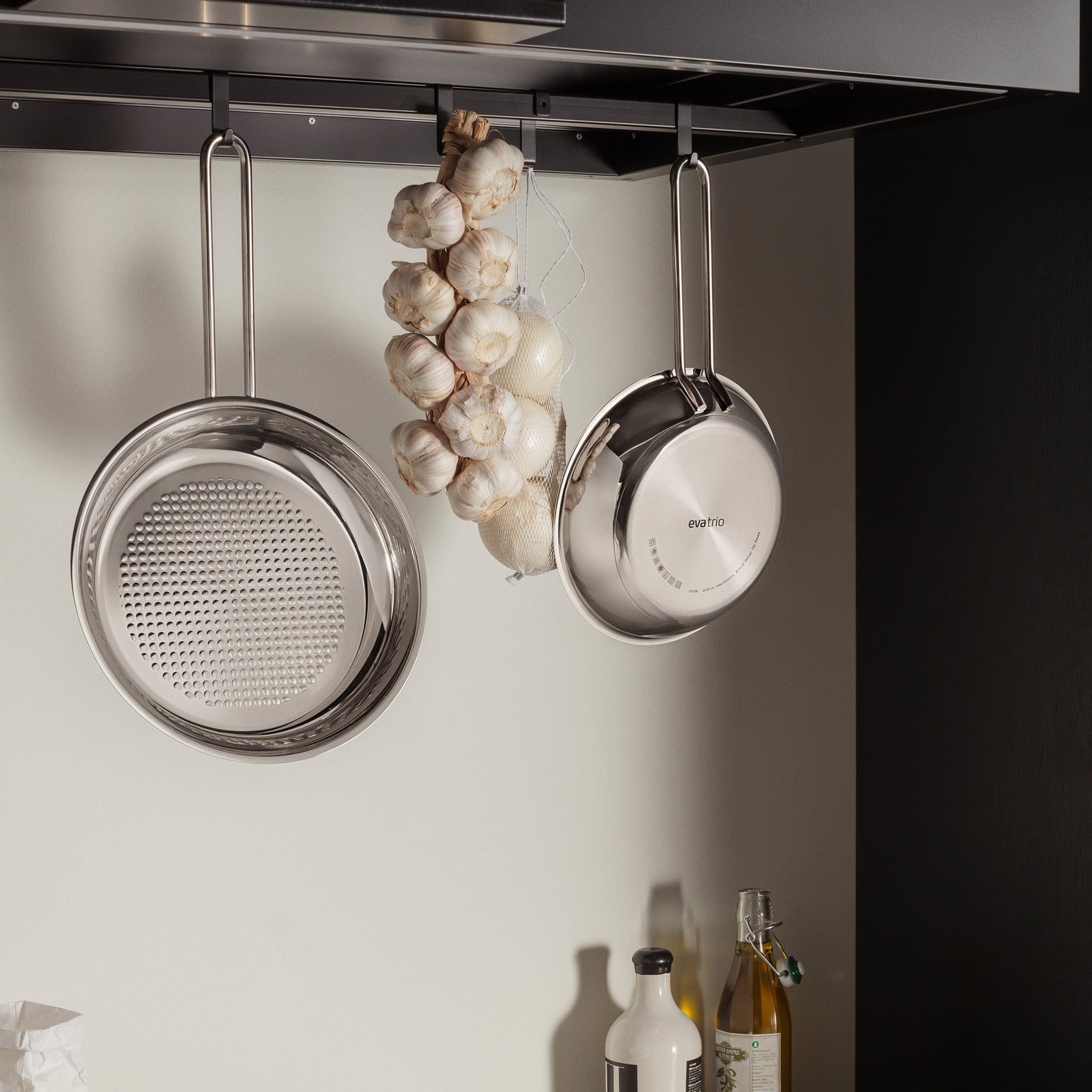 Stainless Steel stegepande Ø24 cm honeycomb