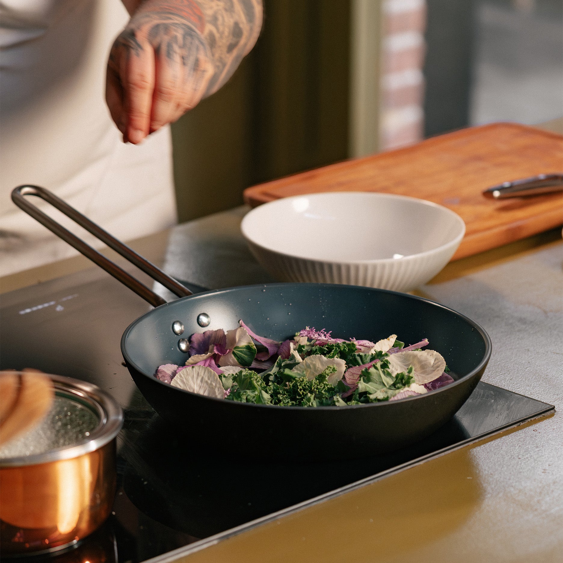 Professional stegepande Ø28 cm titanium