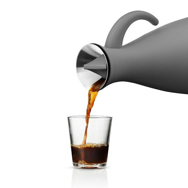 Termokande 1 L mat grå