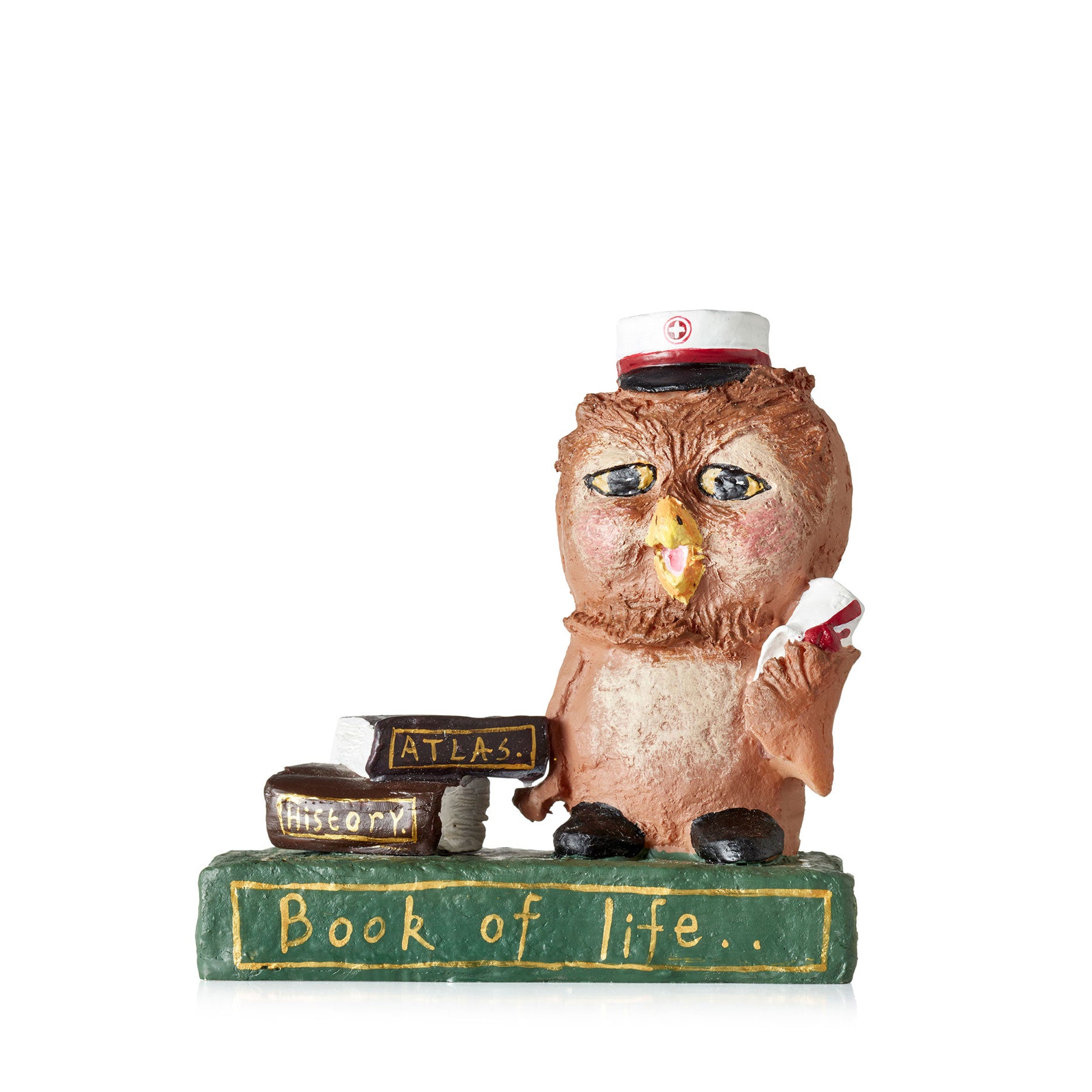 Figur Studenterugle Holger rød