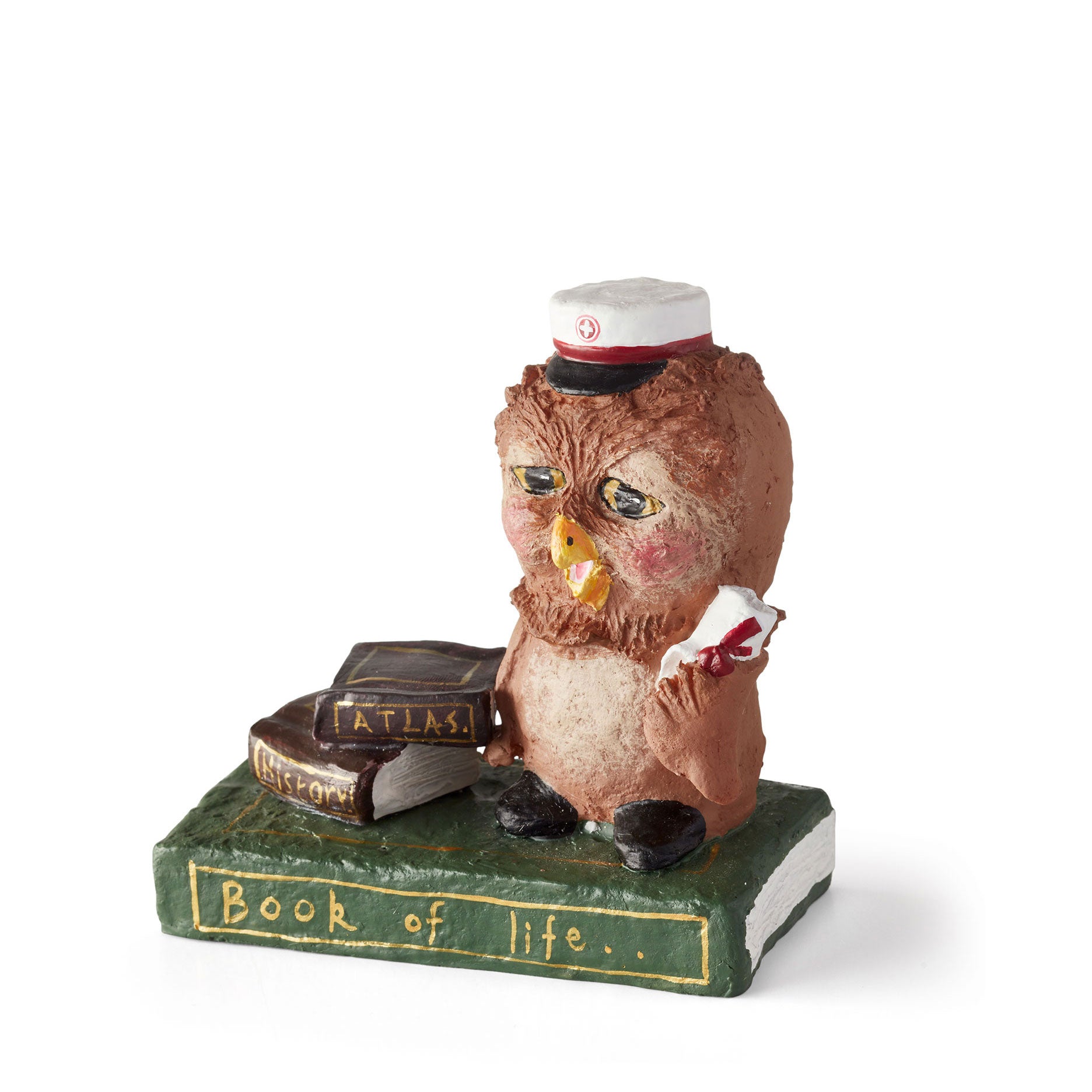 Figur Studenterugle Holger rød