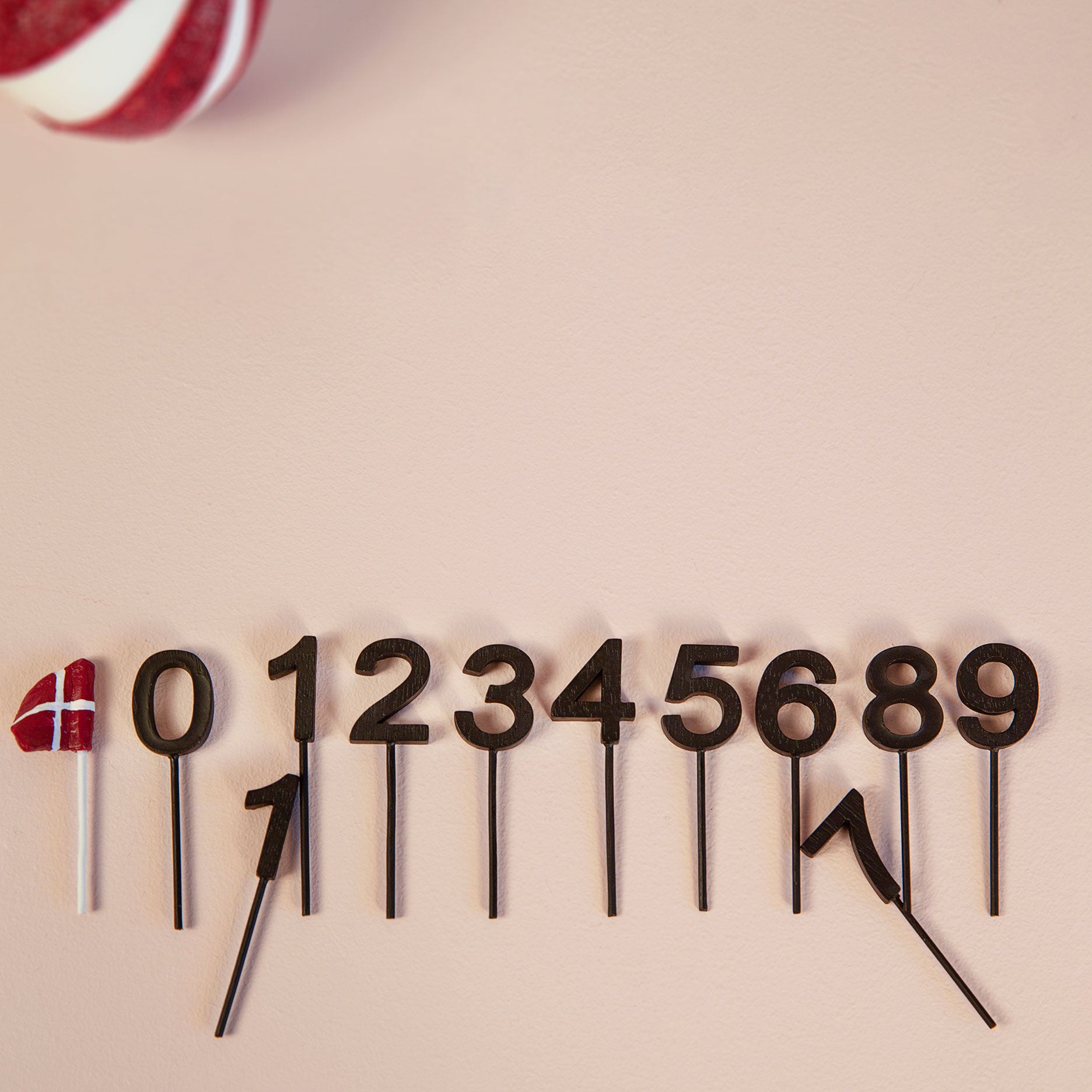 Tal 0-9 Fødselsdag Sæt af Poly