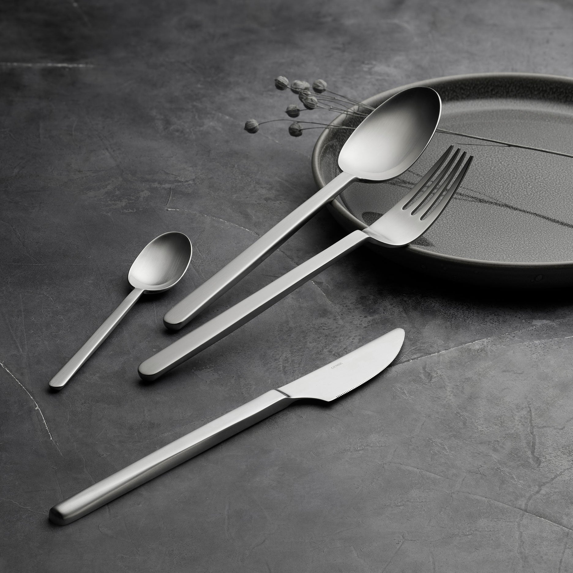 Norm bestiksæt 16 dele mat stål