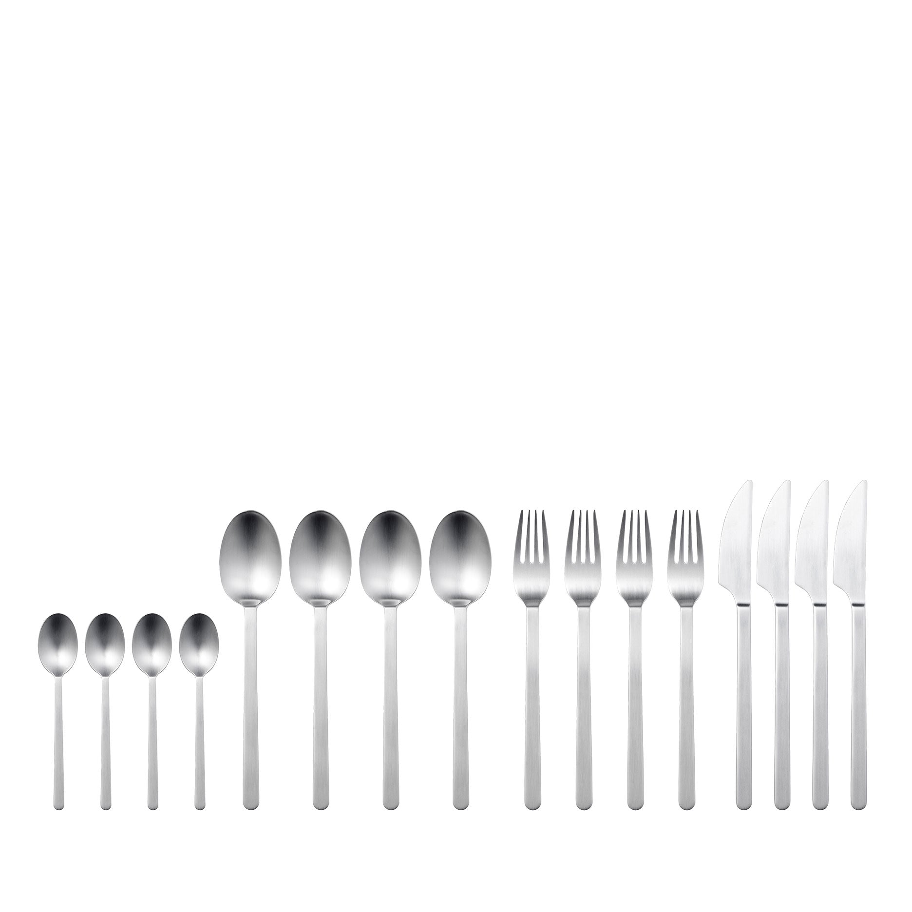 Norm bestiksæt 16 dele mat stål
