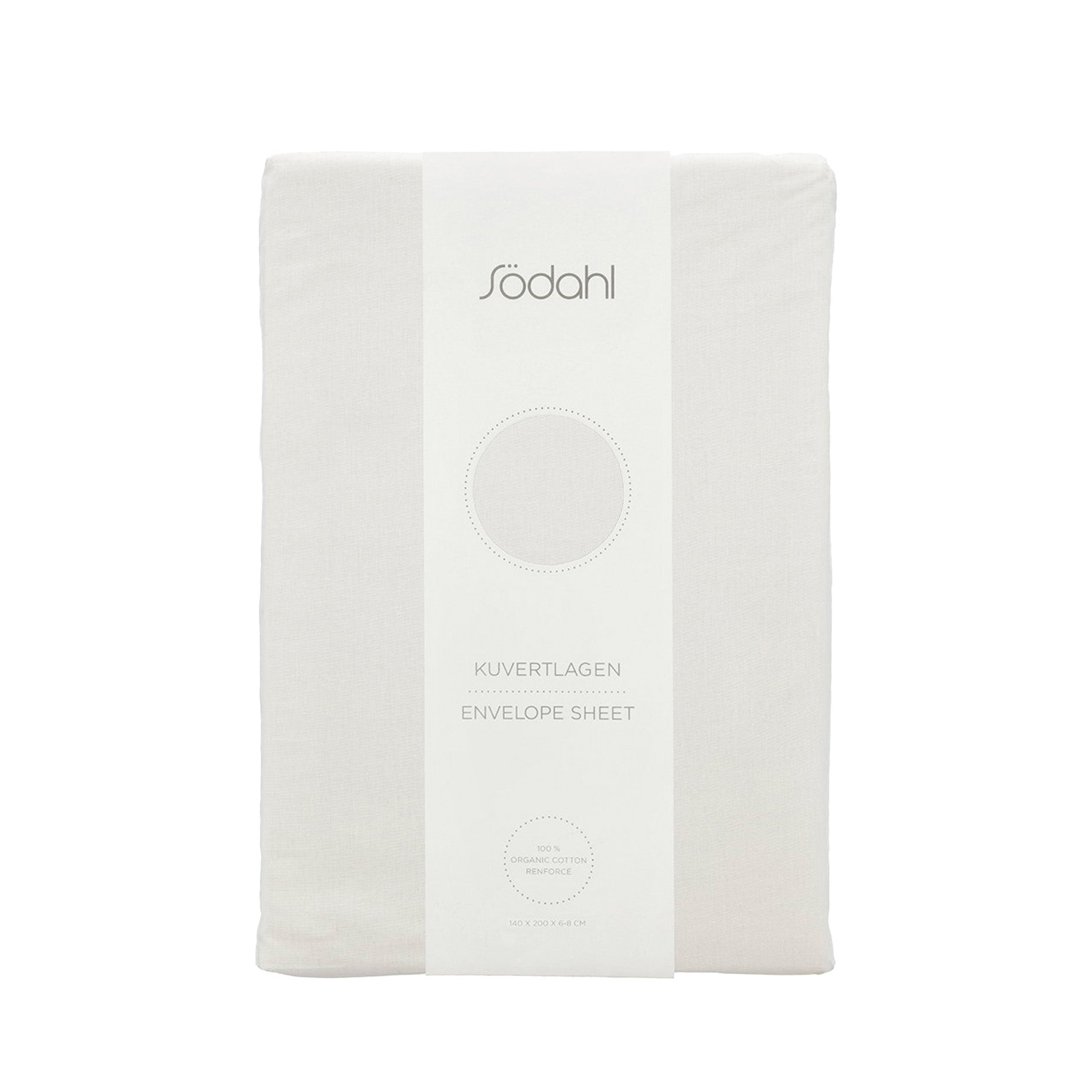 Calm kuvertlagen 140x200x8 cm offwhite