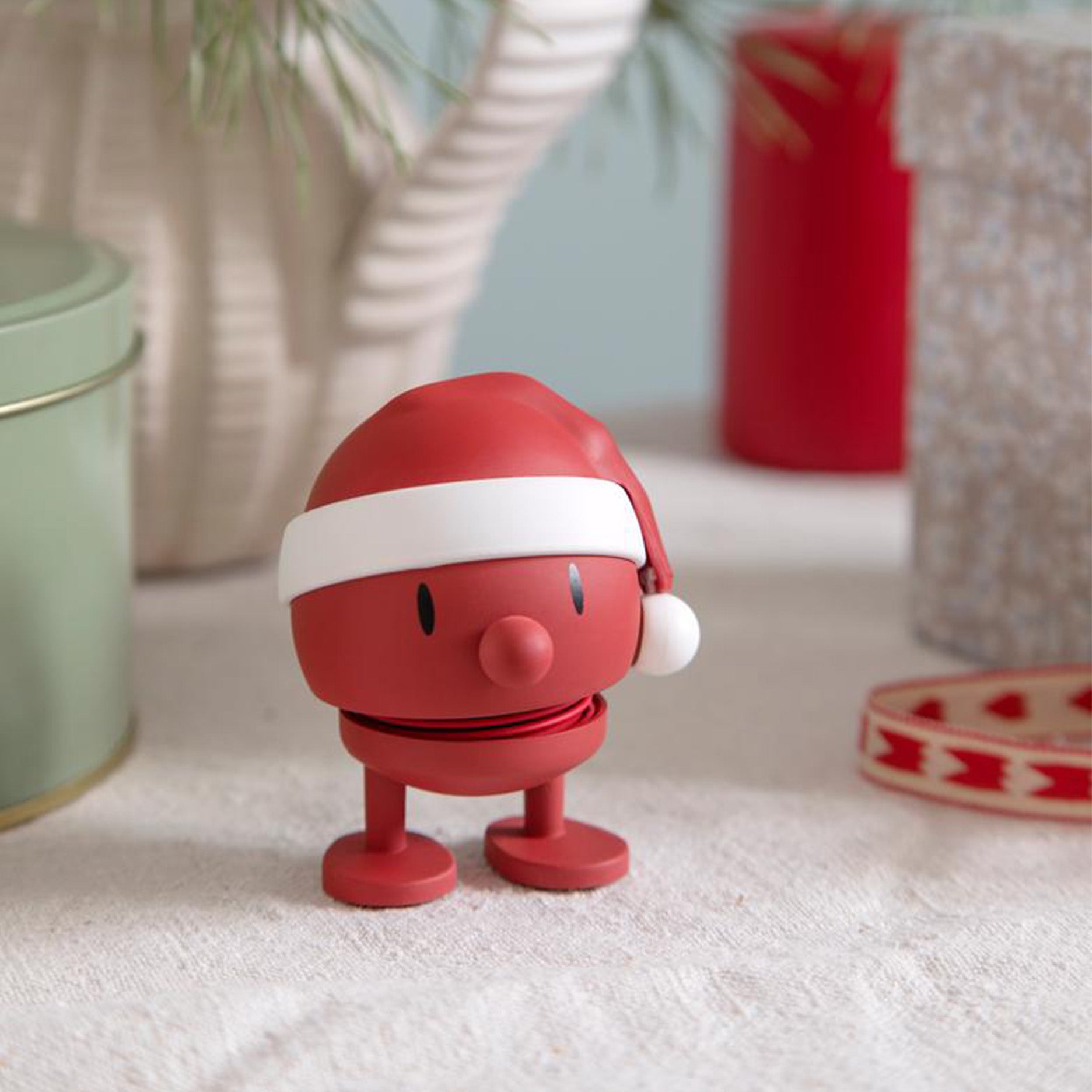 Soft Santa Bumble lille rød