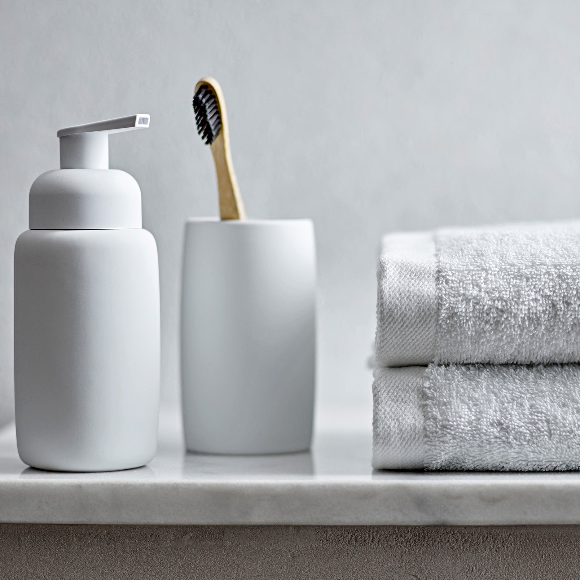 Comfort vaskeklud 30x30 cm white