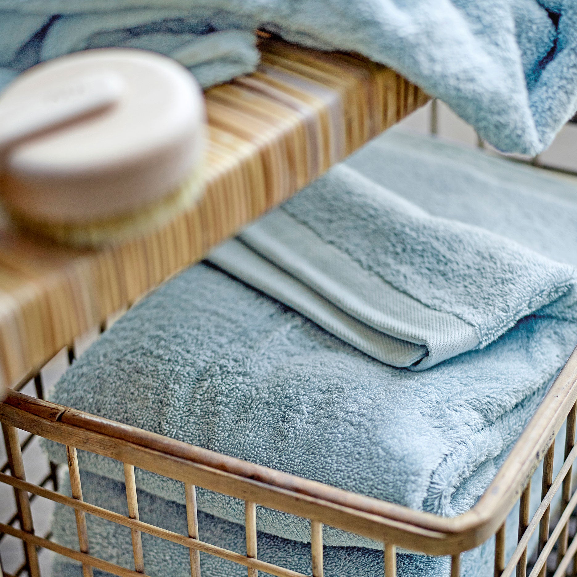 Comfort vaskeklud 30x30 cm linen blue