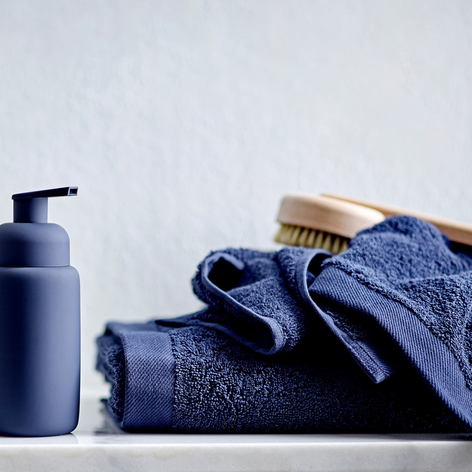 Comfort håndklæde 50x100 cm navy blue