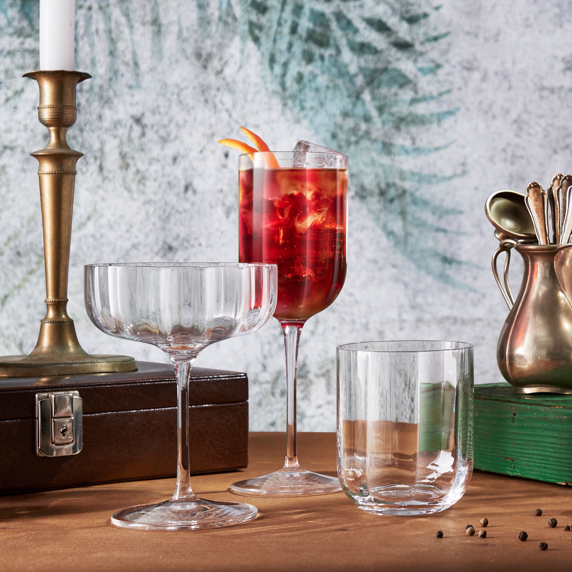 Jazz negroni cocktailglas 4 stk