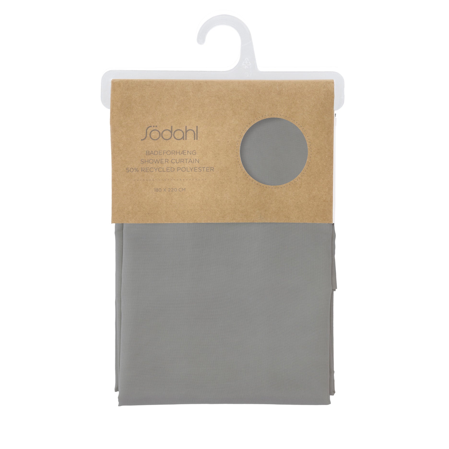 Comfort badeforhæng 180x220 cm stone grey