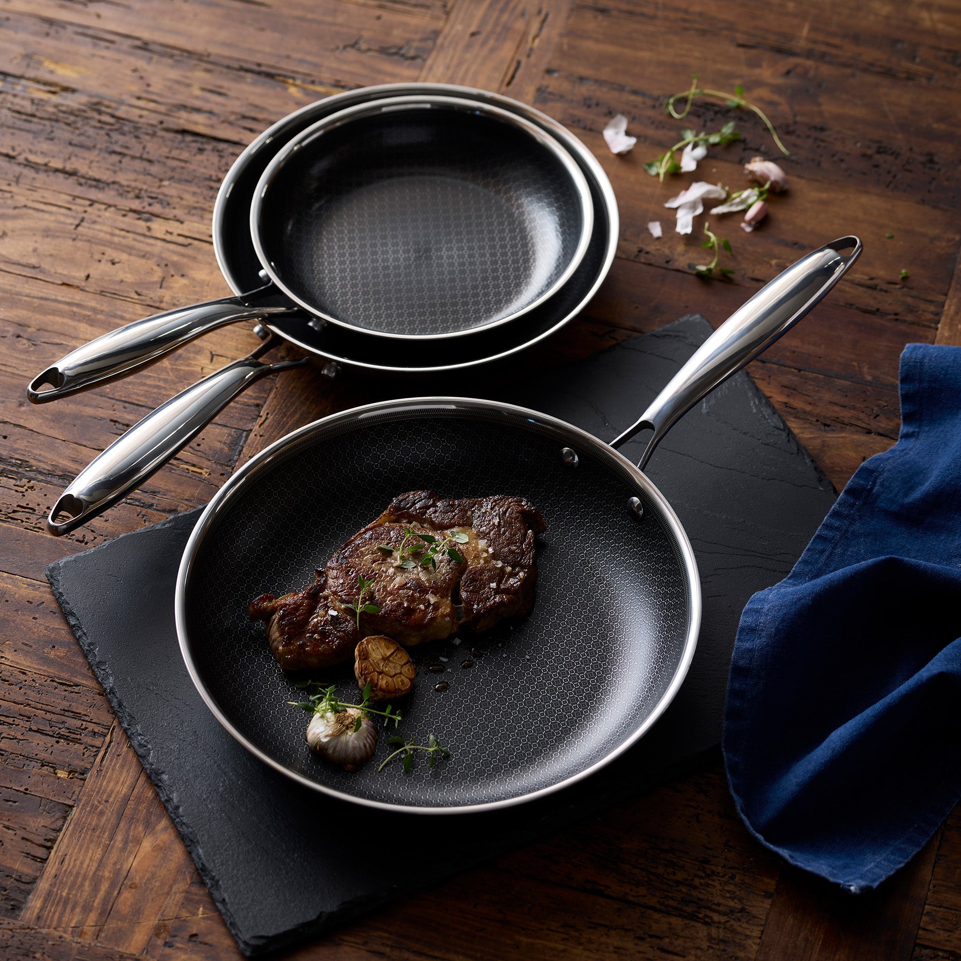 Hybrid 3ply stegepande Ø28 cm