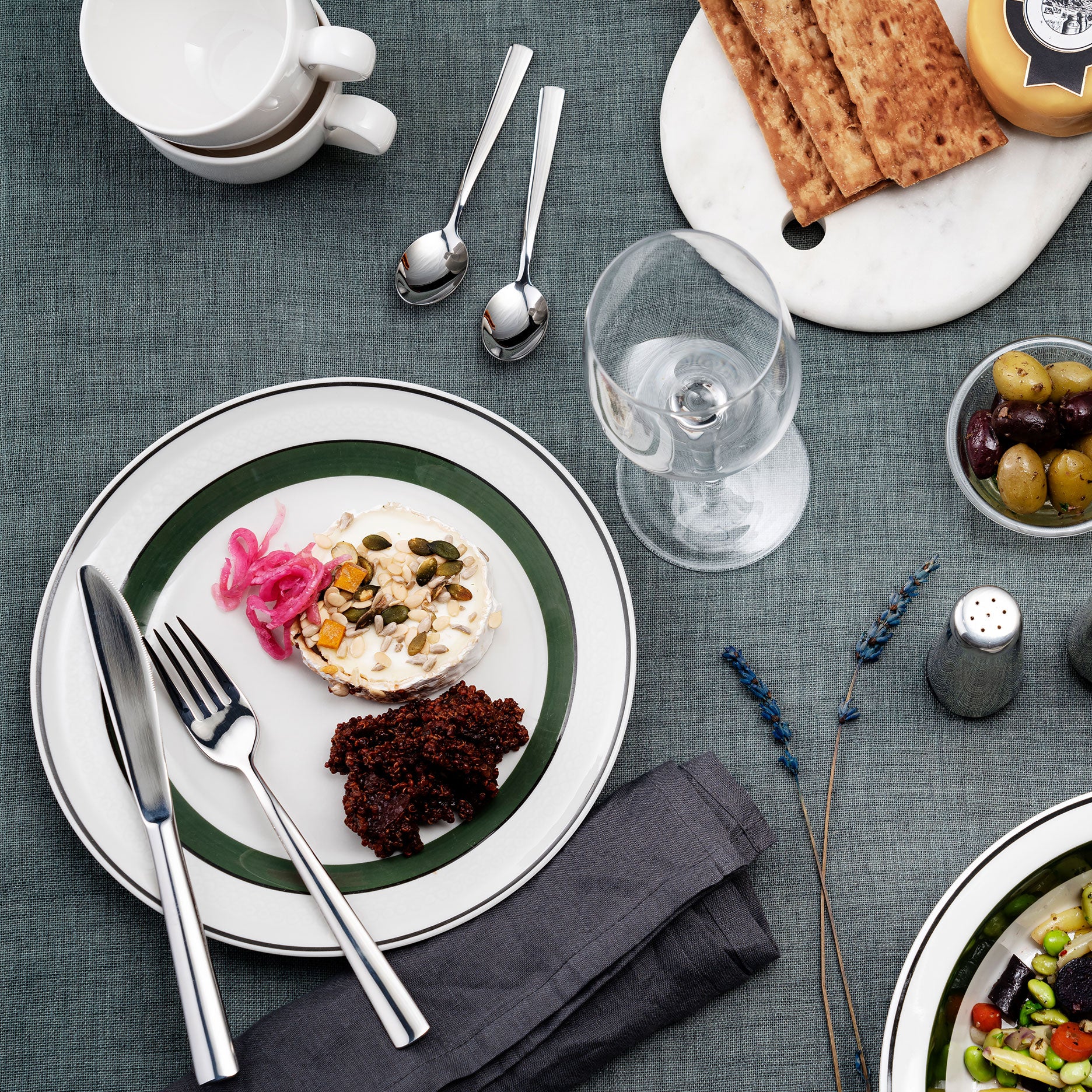 Philadelphia bestiksæt 30 dele blank