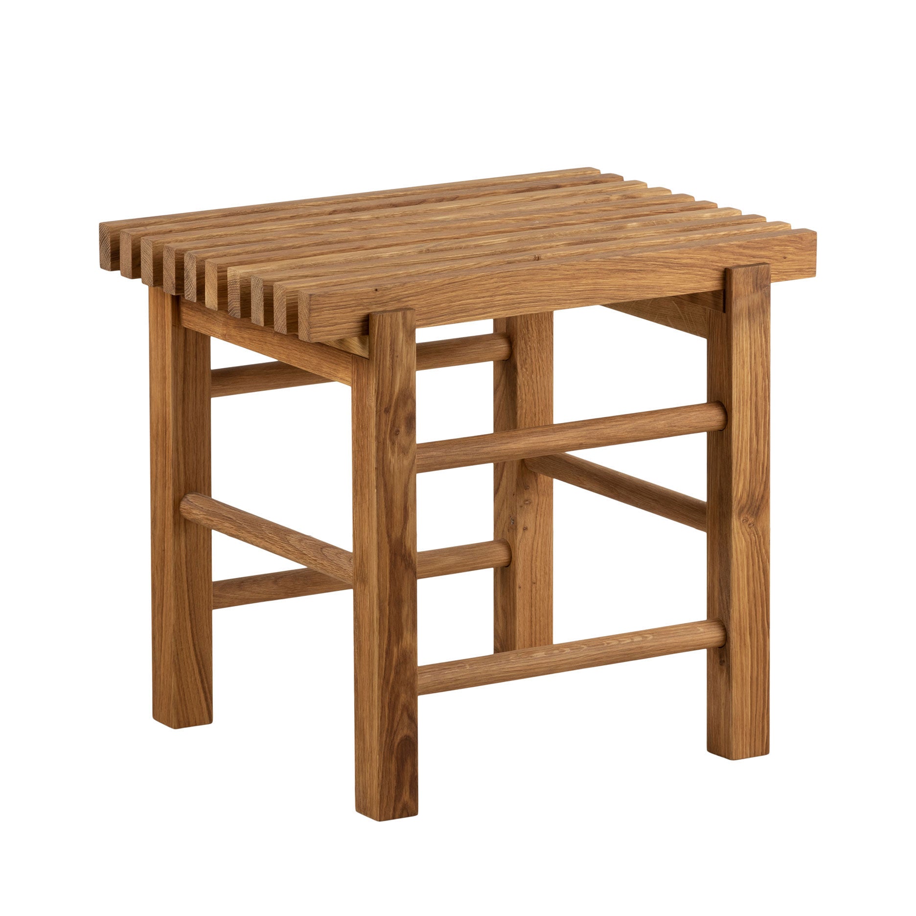 Samsø Vintage skammel FSC certificeret egetræ