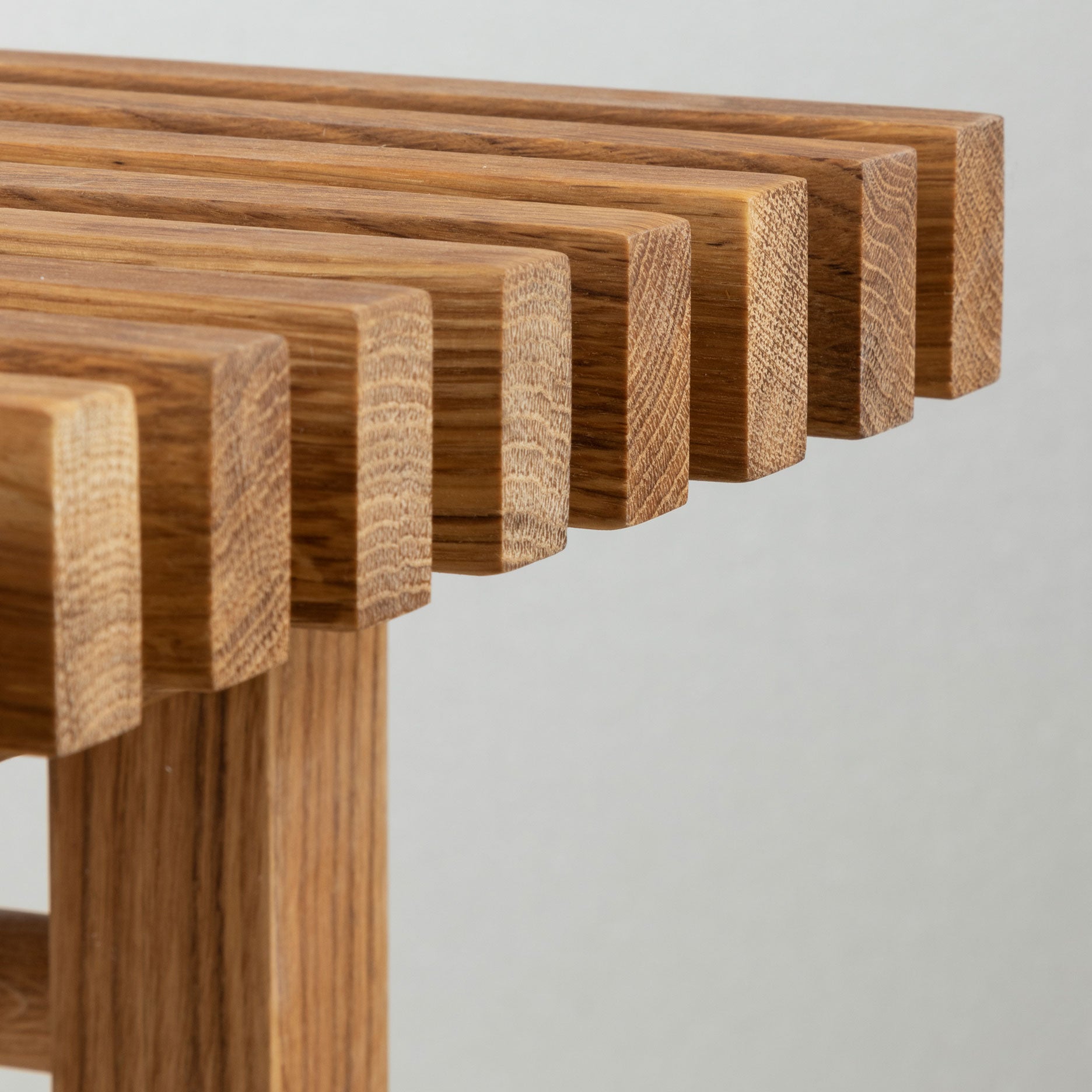 Samsø Vintage skammel FSC certificeret egetræ