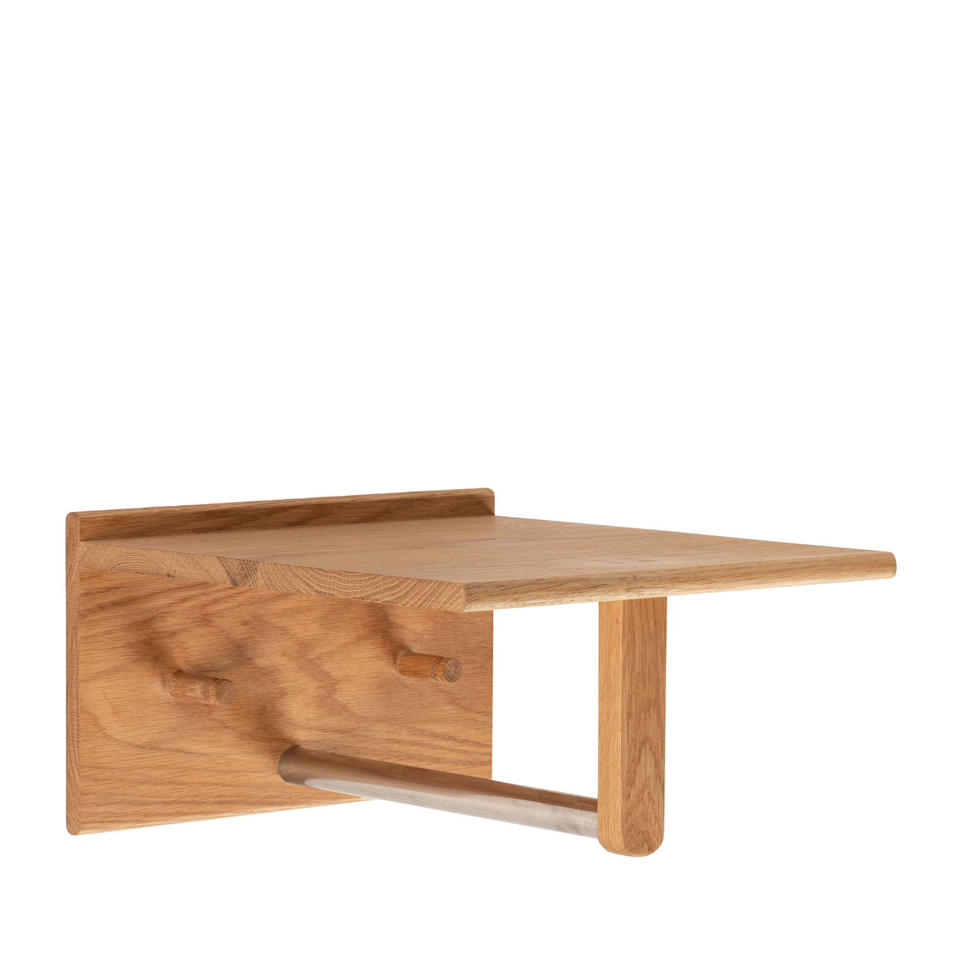 Wood II multi knagerække eg L30 cm