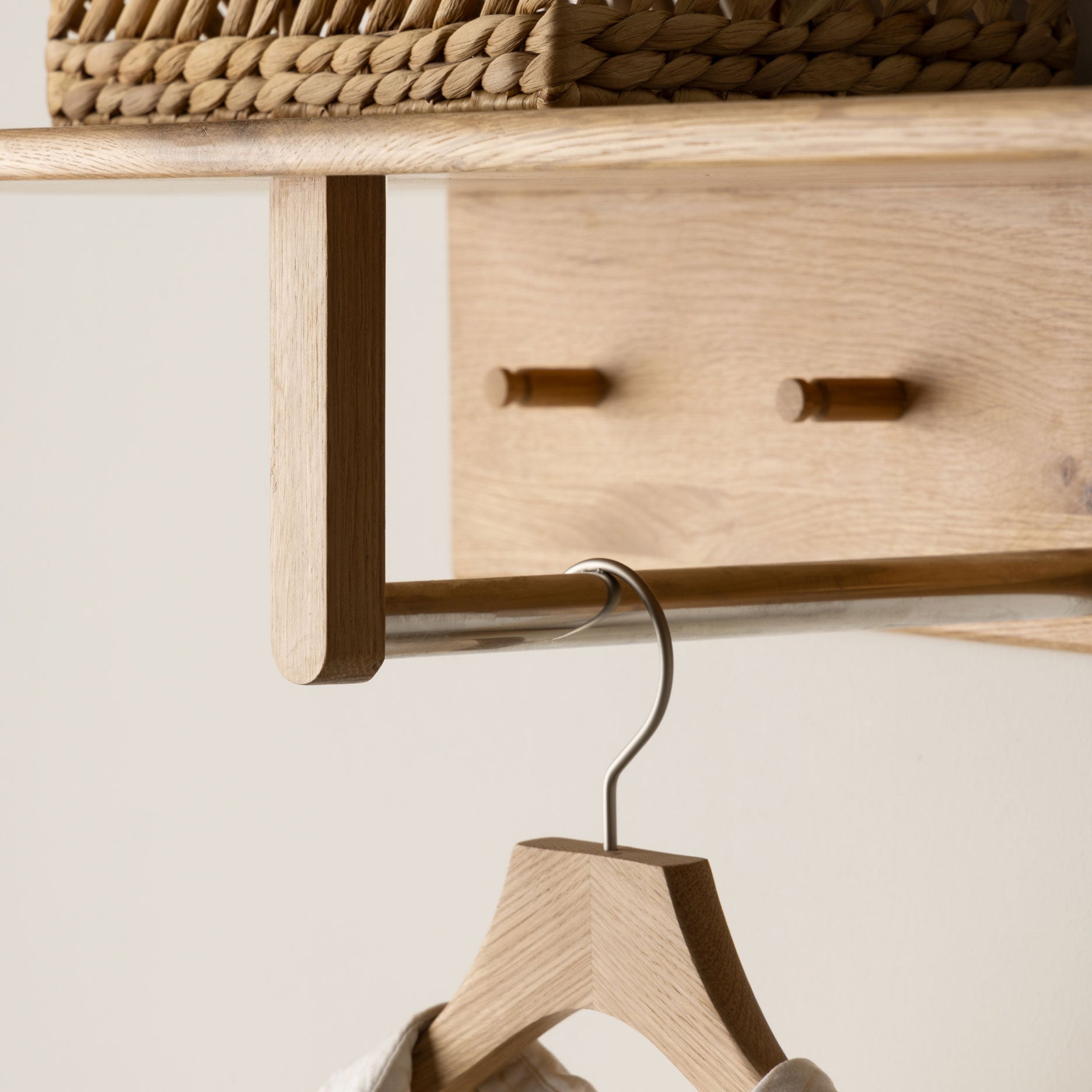 Wood II multi  knagerække eg L75 cm