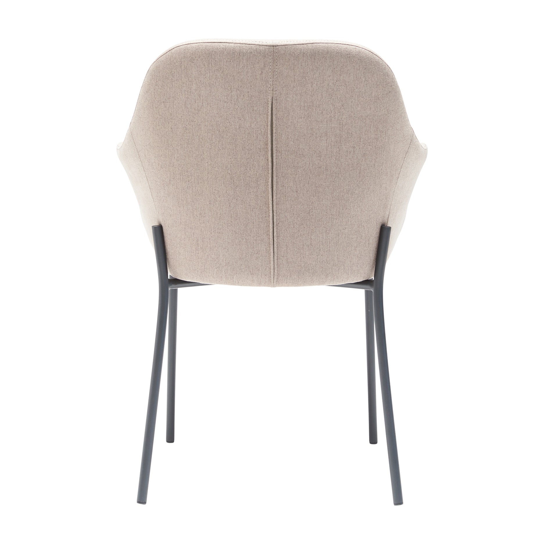 New Age spisebordsstol stof m. faste ben