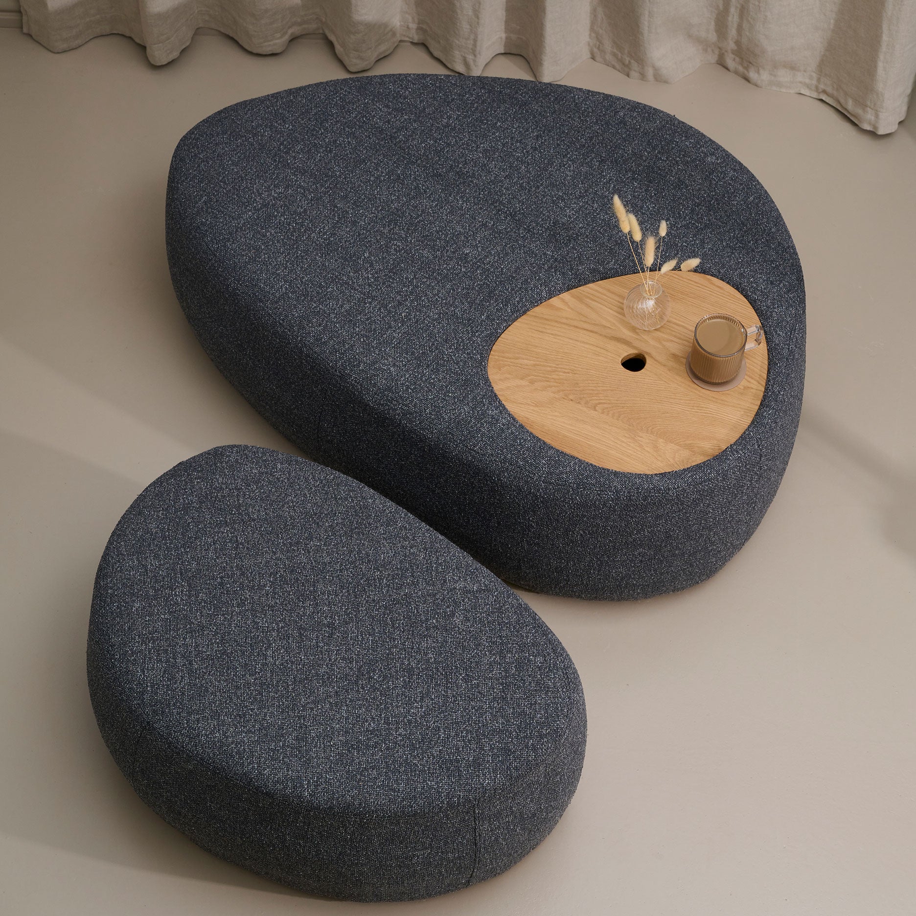 Genie puf/bord  stof