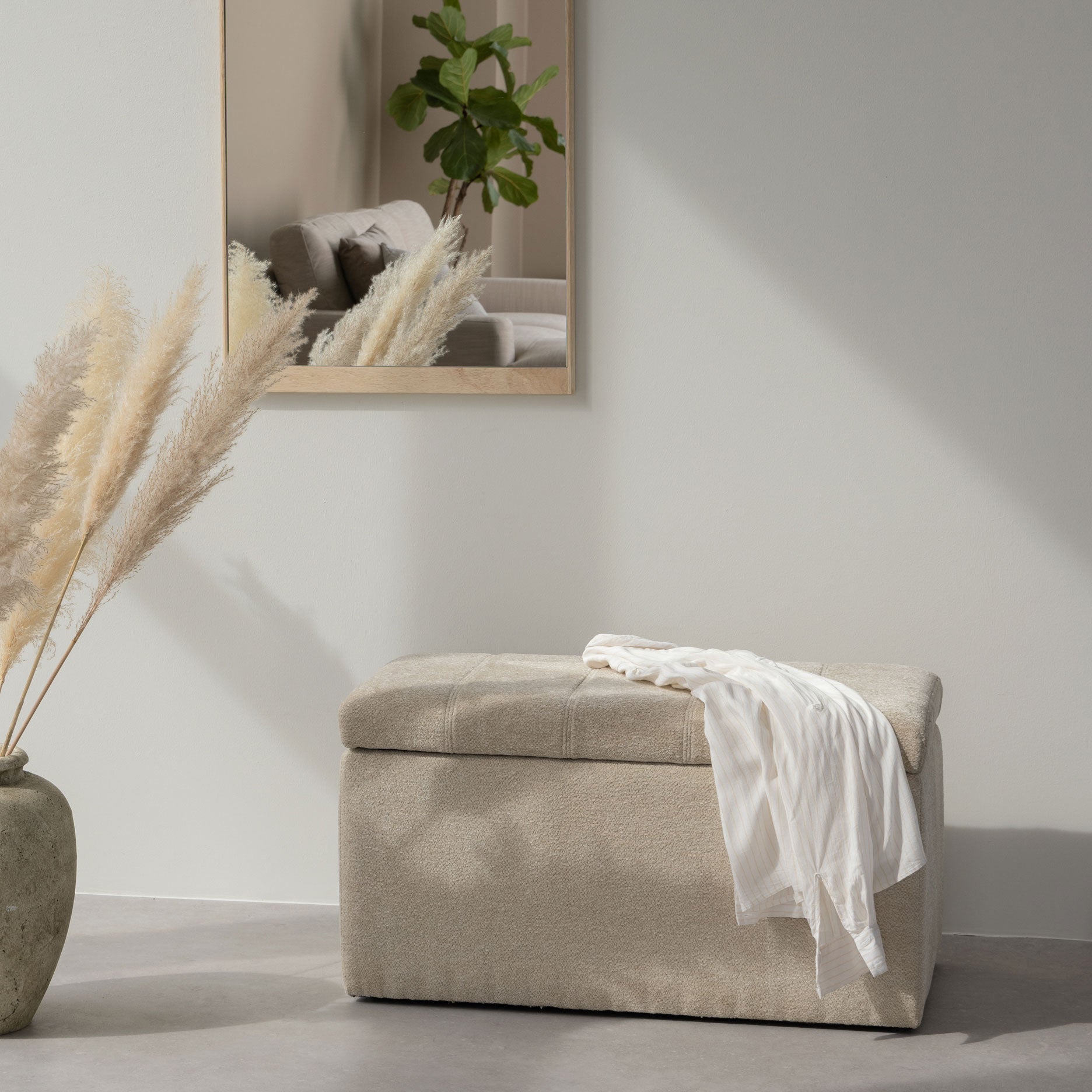 Fiona opbevaringsbænk u. hængsler