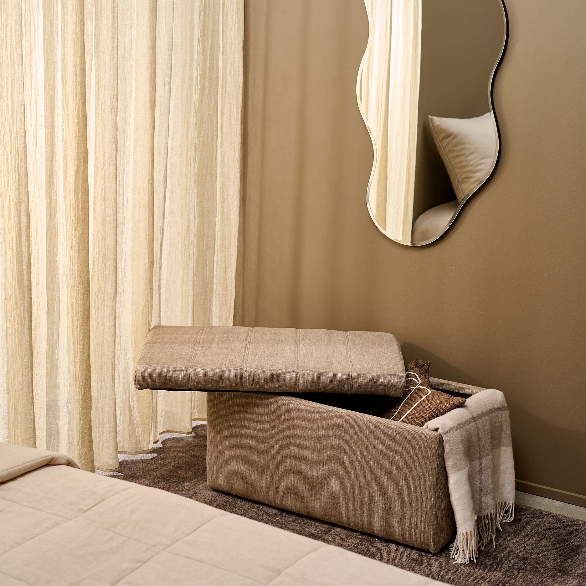 Fiona opbevaringsbænk u. hængsler