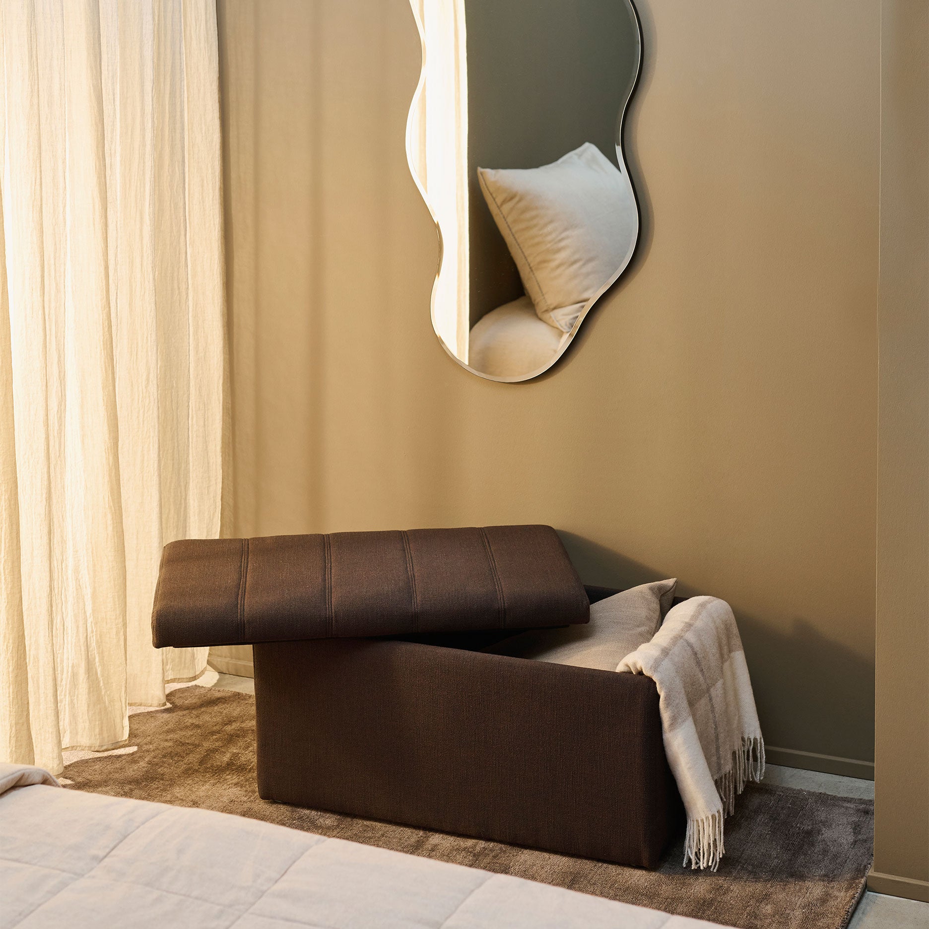 Fiona opbevaringsbænk u. hængsler