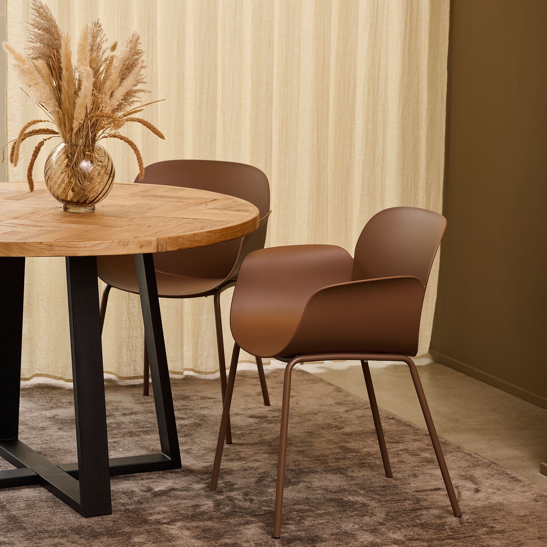 Como spisebordsstol plast