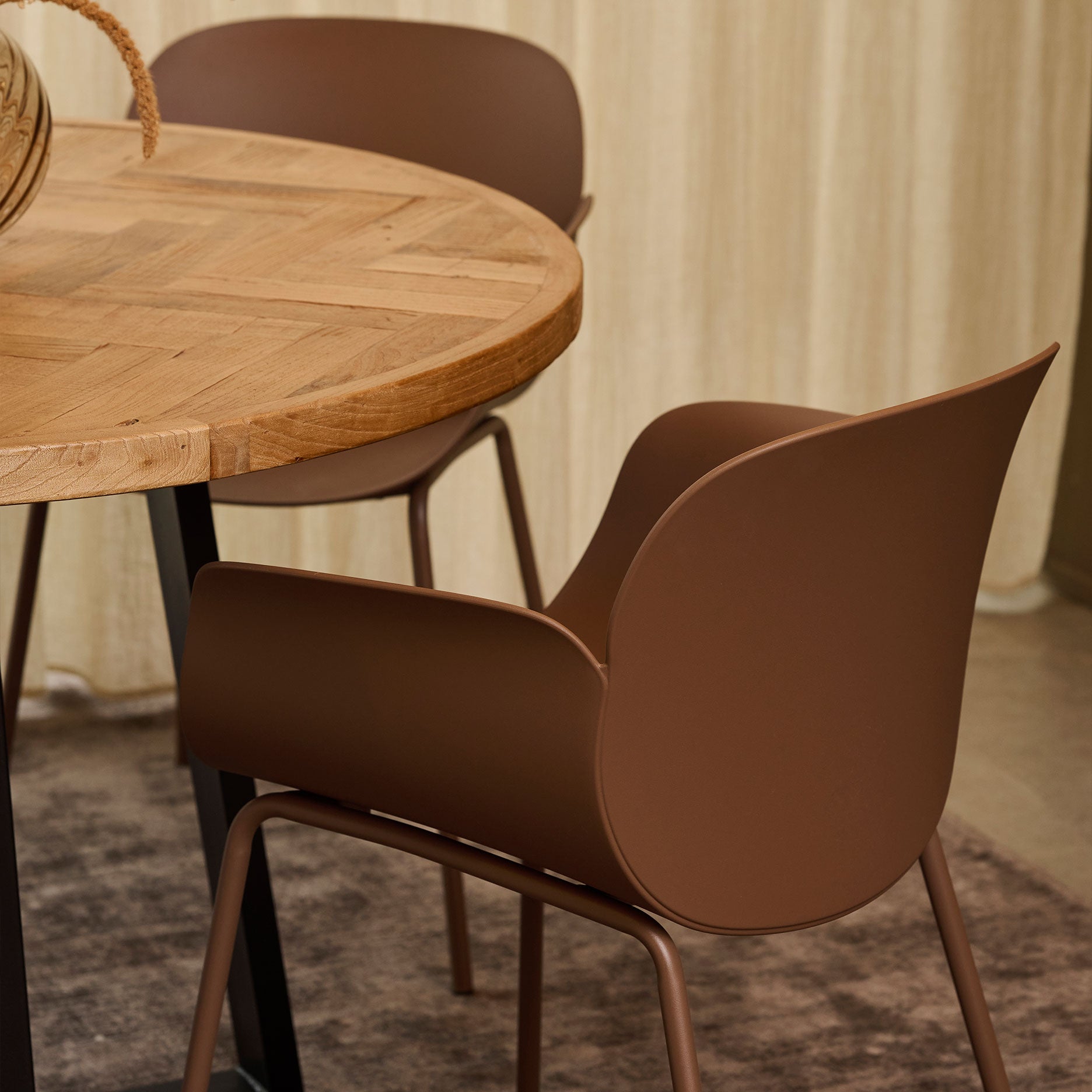 Como spisebordsstol plast