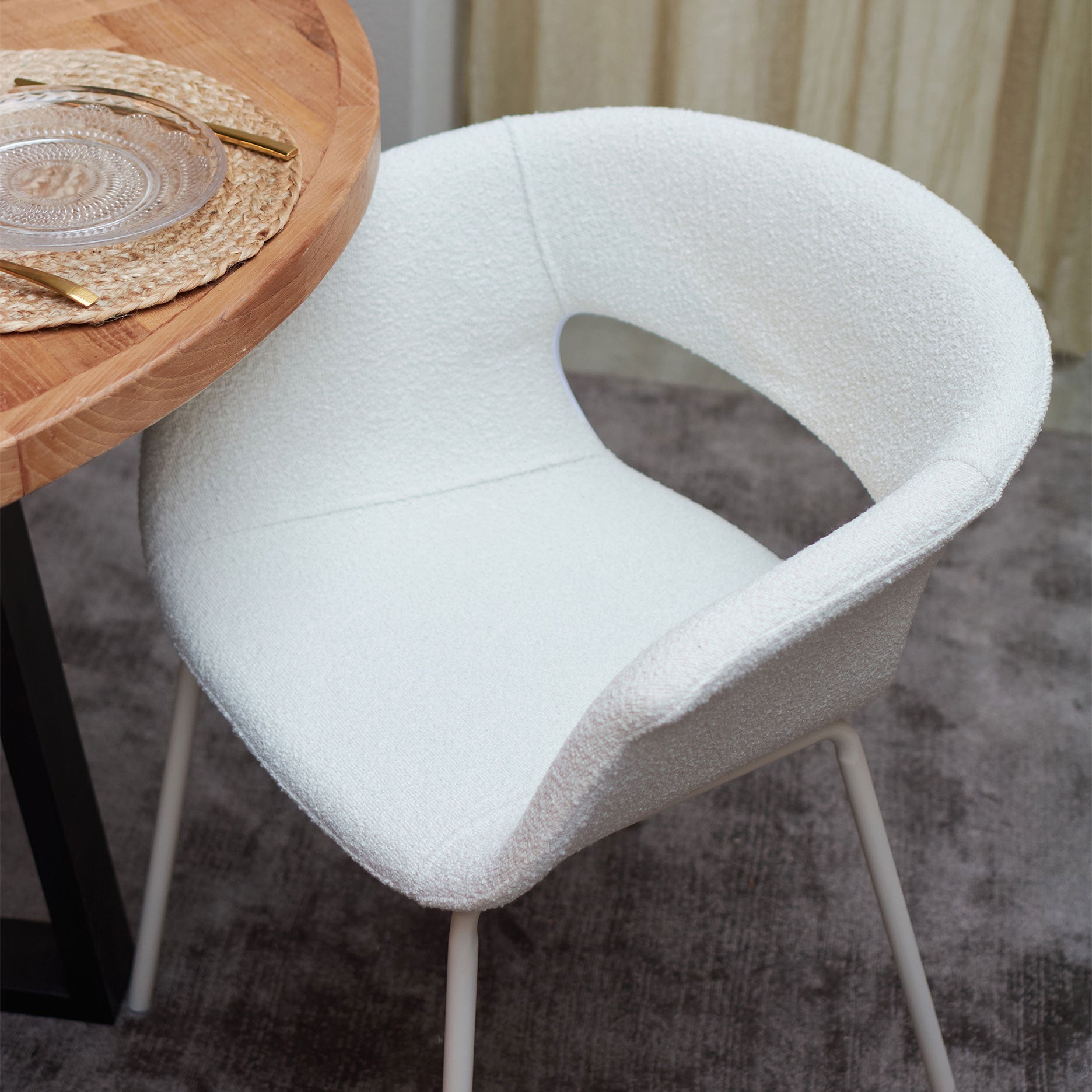 Messina spisebordsstol stof