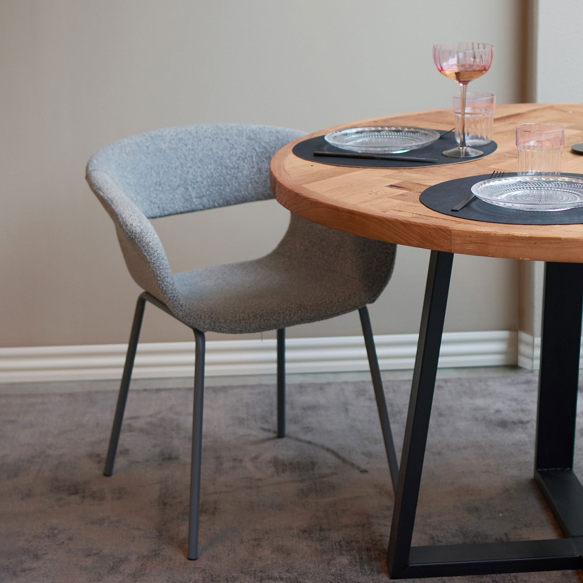 Messina spisebordsstol stof