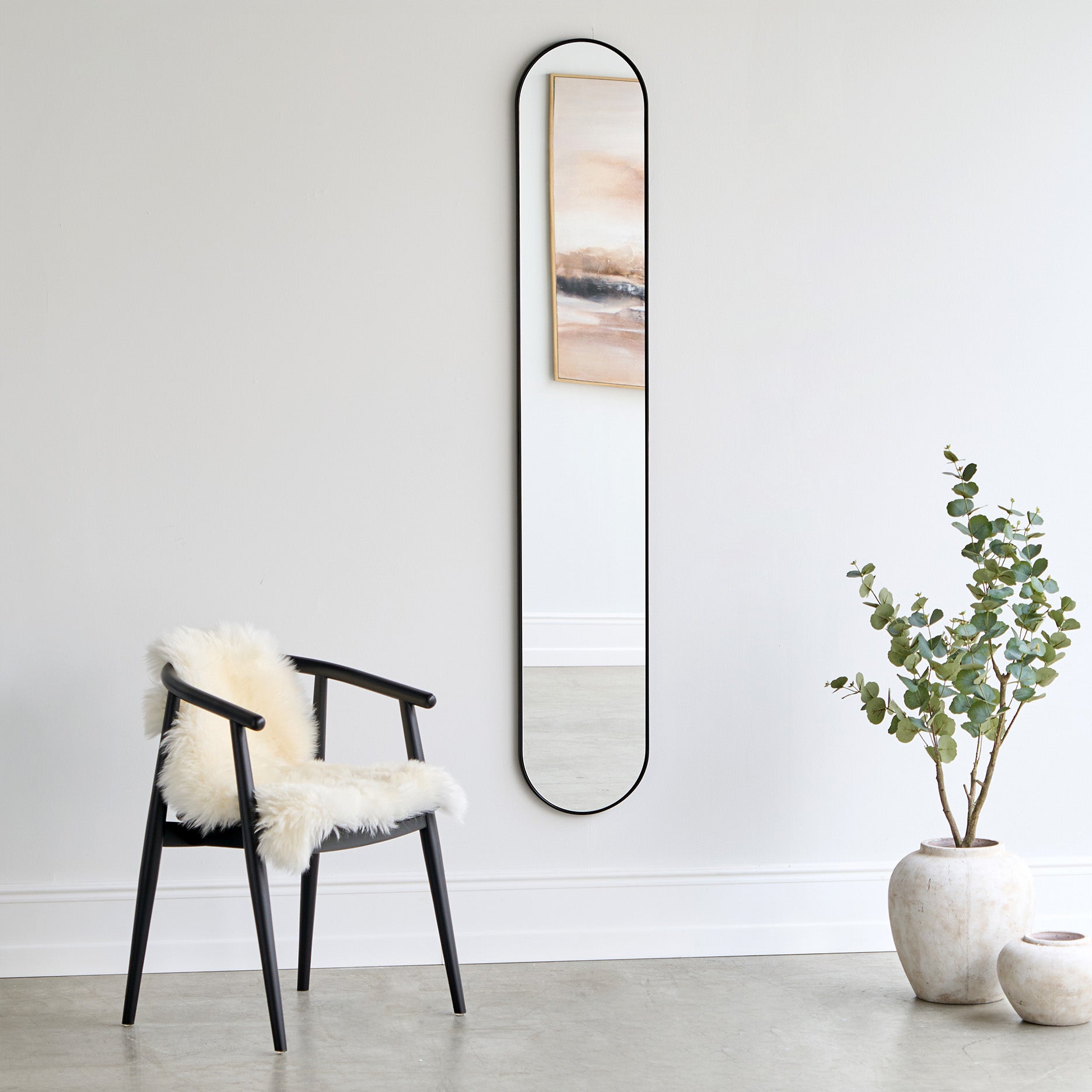 Garda II spejl m. ramme