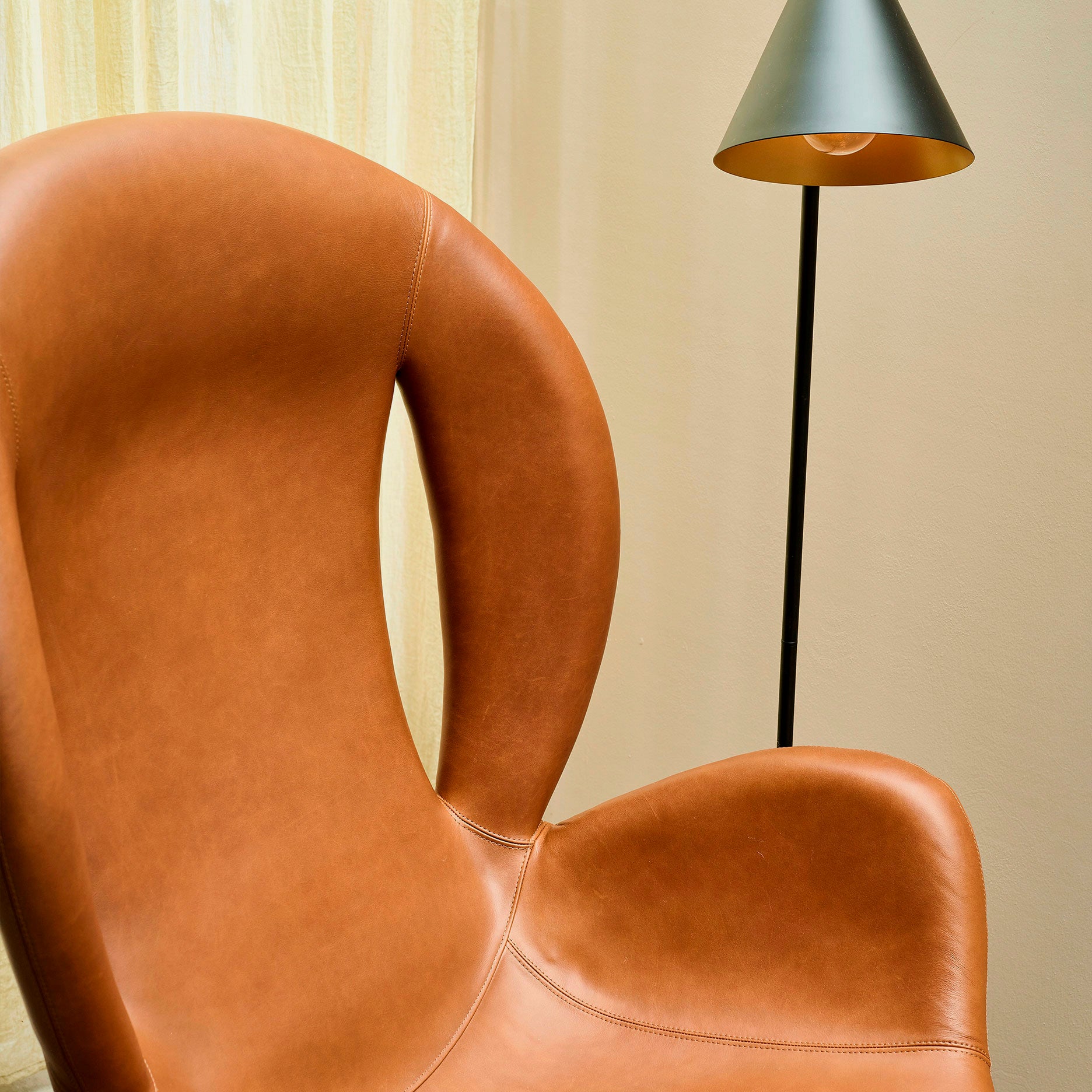 Champion drejestol - Læder