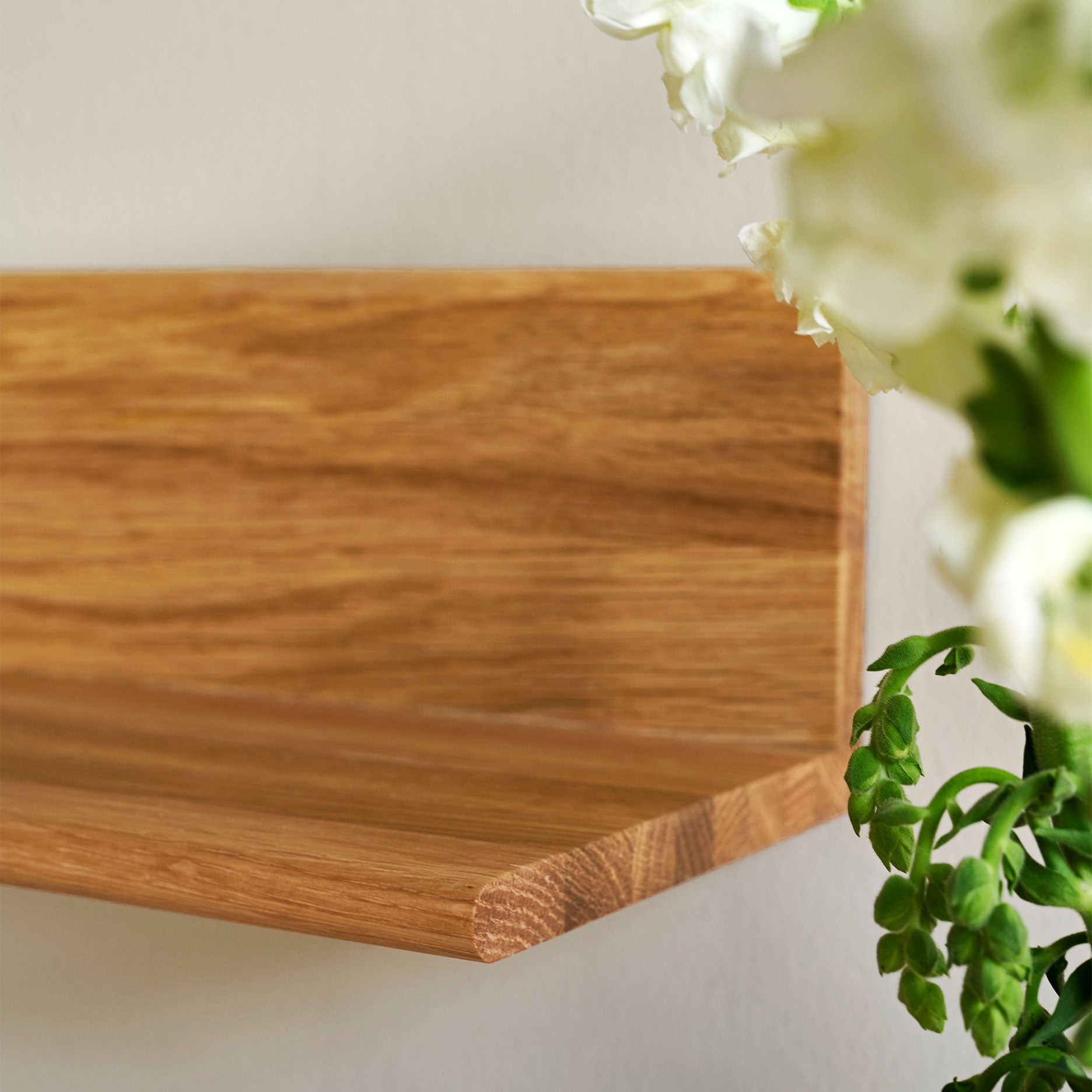 Wood II basic hylde FSC certificeret egetræ, L120 cm