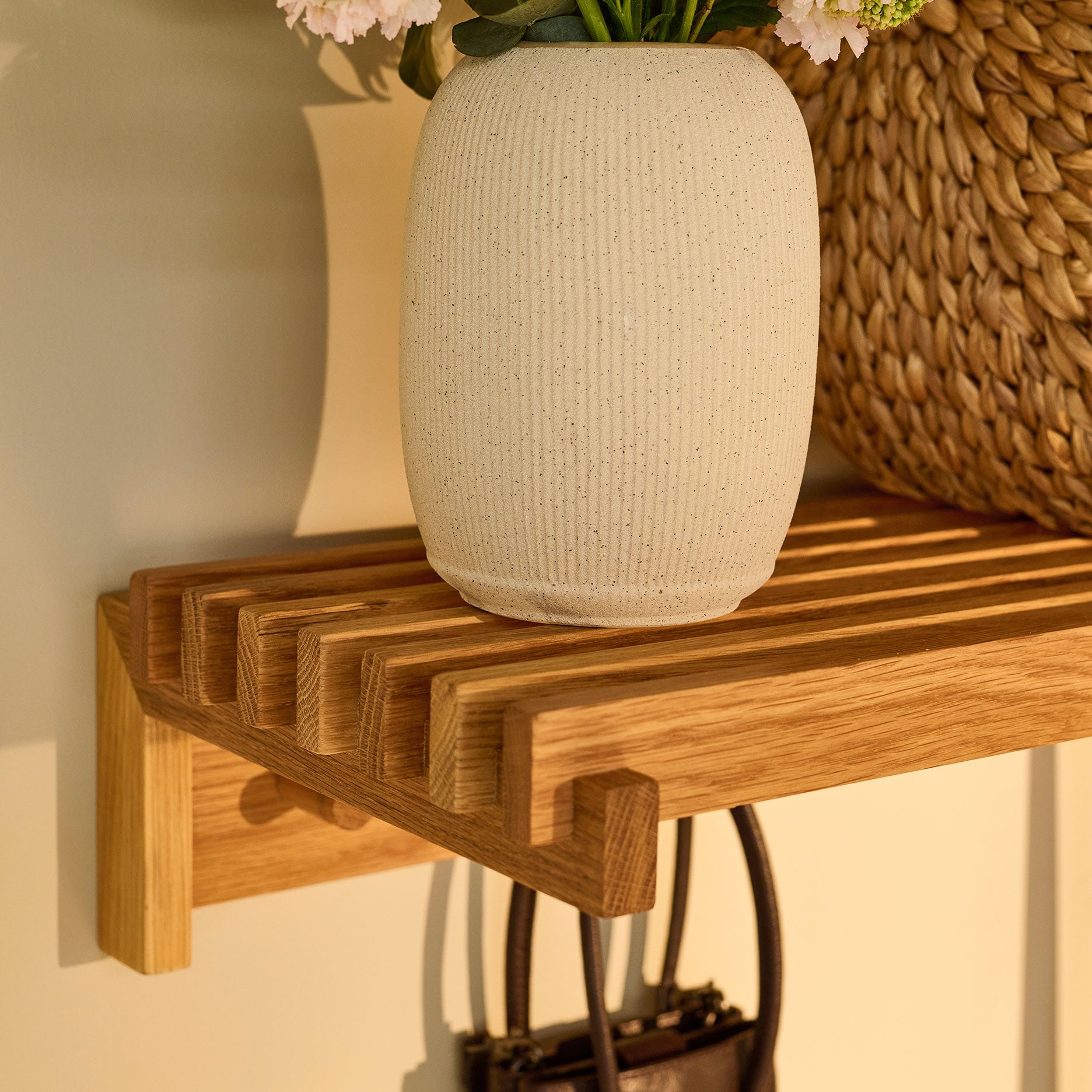 Samsø Vintage multi hylde FSC certificeret egetræ L65 cm