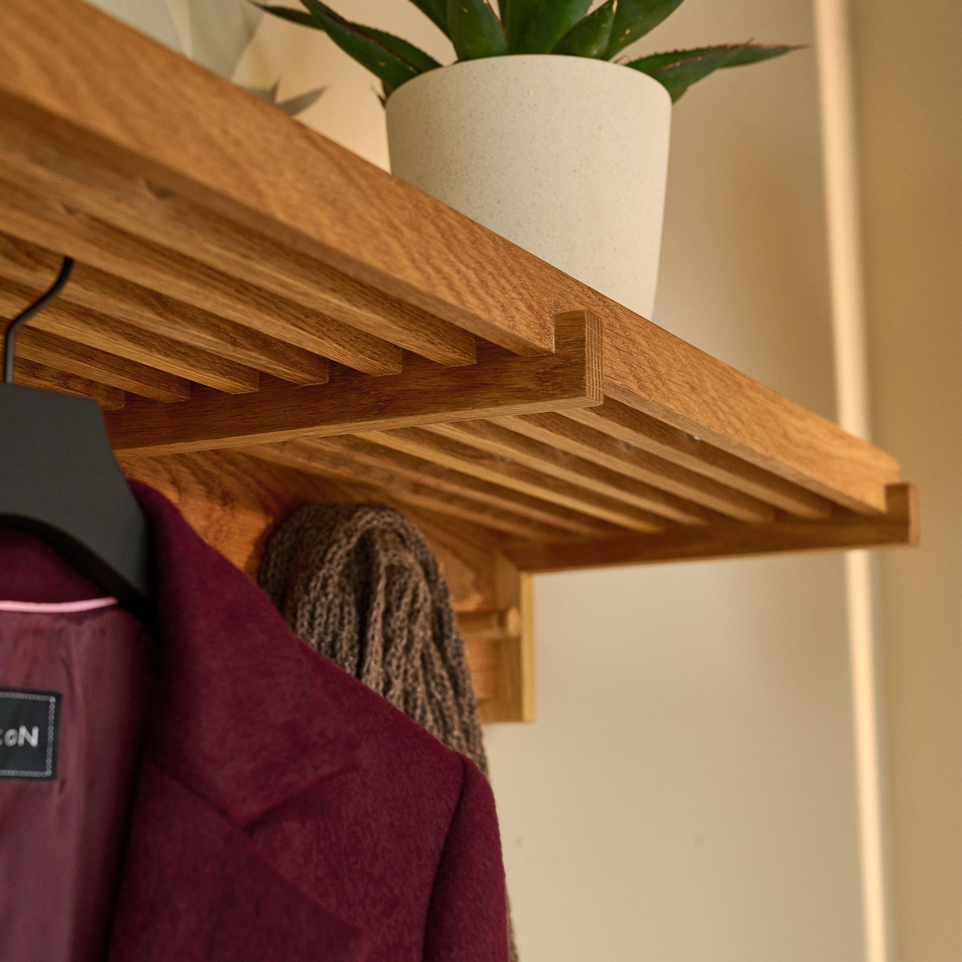 Samsø Vintage multi hylde FSC certificeret egetræ L105 cm