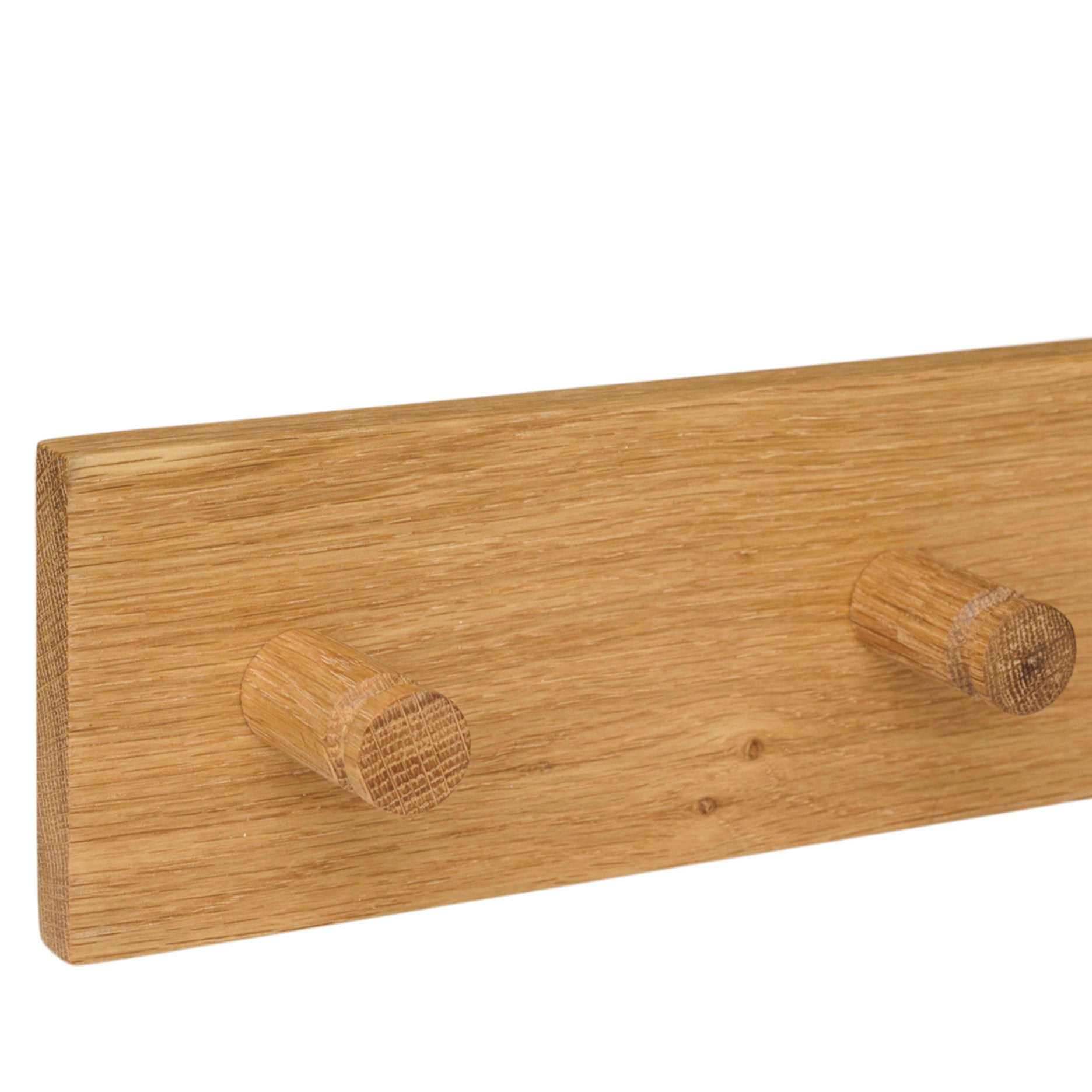 Samsø Vintage knagerække i FSC certificeret egetræ, L90 cm