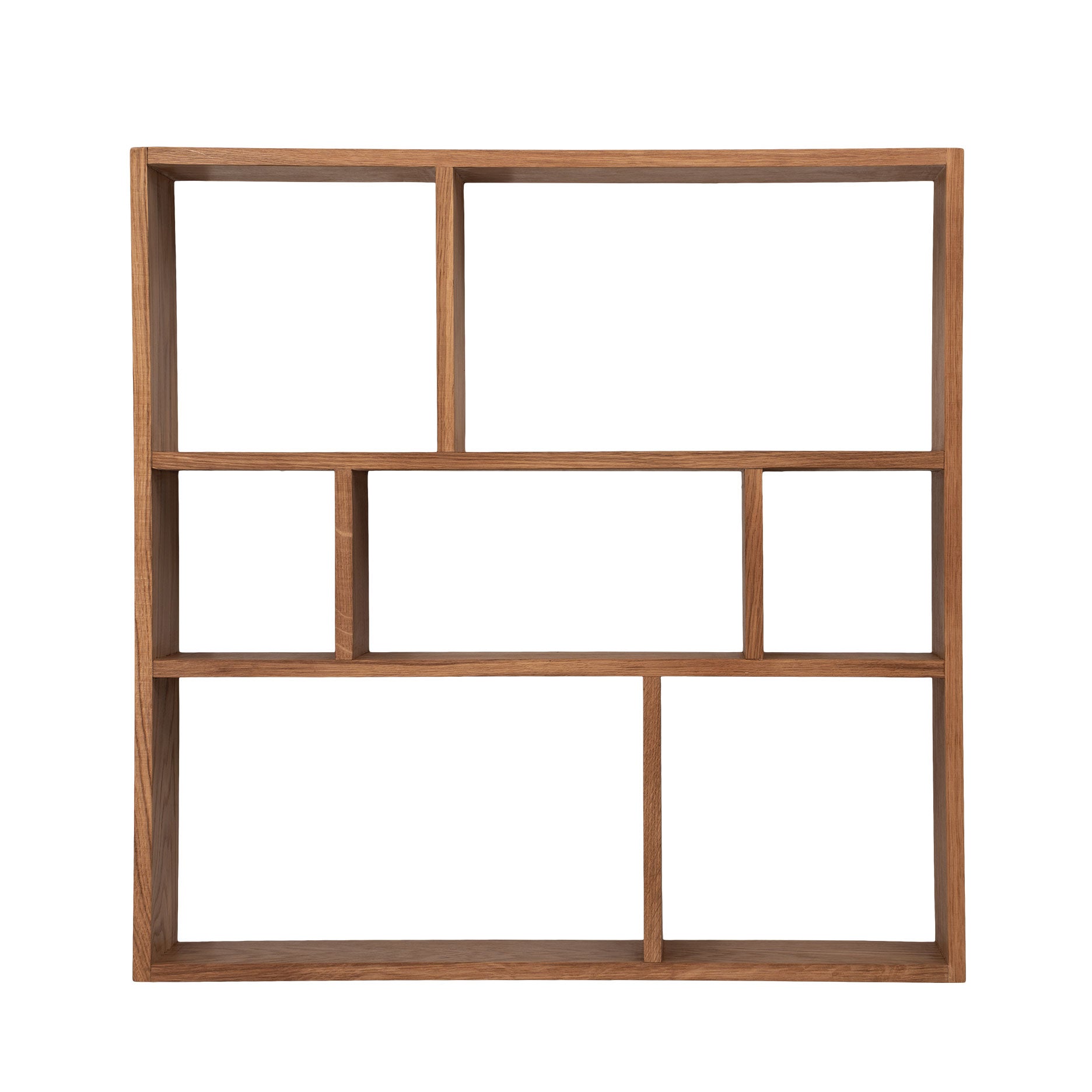 Keeper II væghylde, FSC certificeret egetræ 7D 70x70 cm