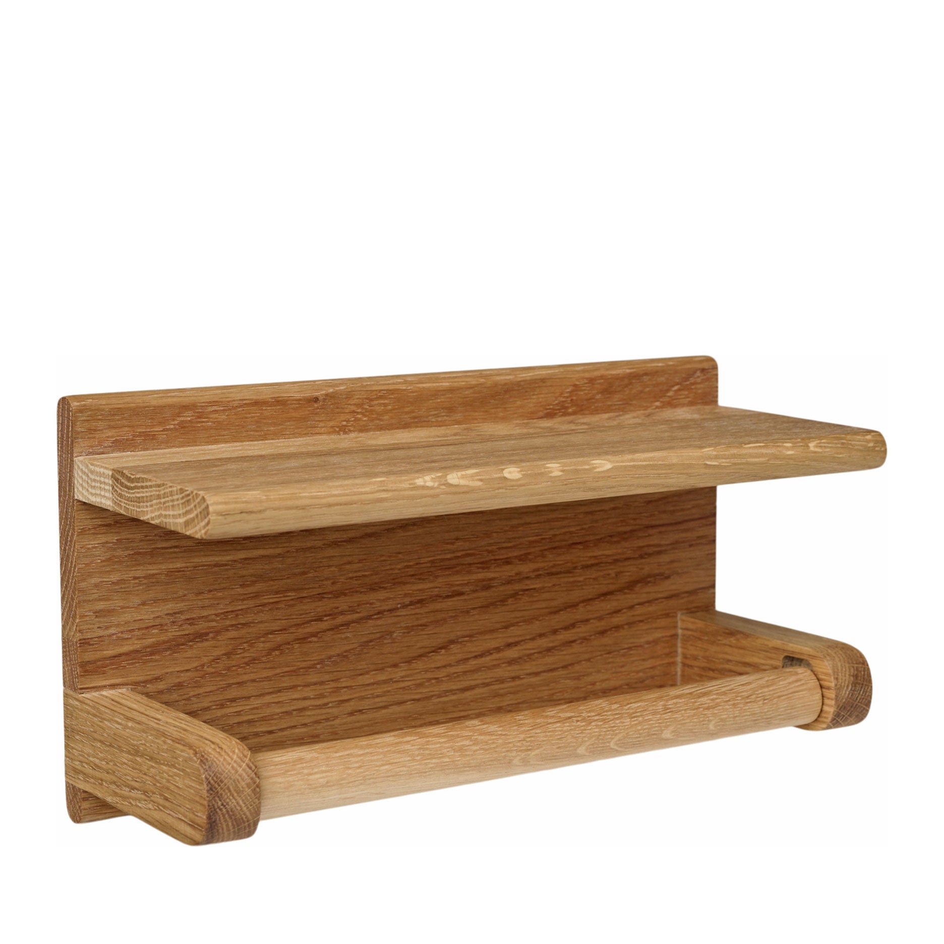 Wood II køkkenrulleholder FSC-certificeret egetræ