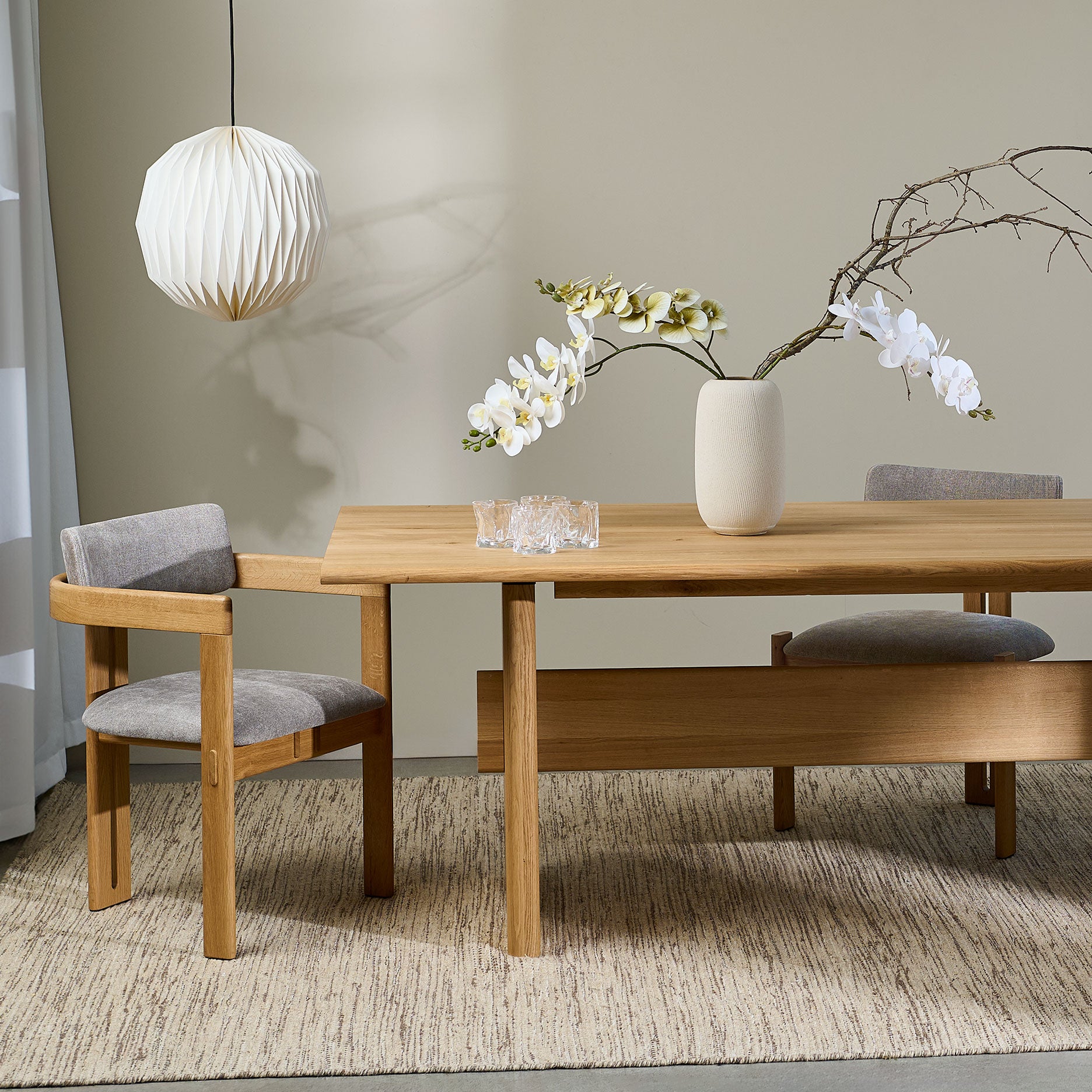 Osaka spisebordsstol m. armlæn