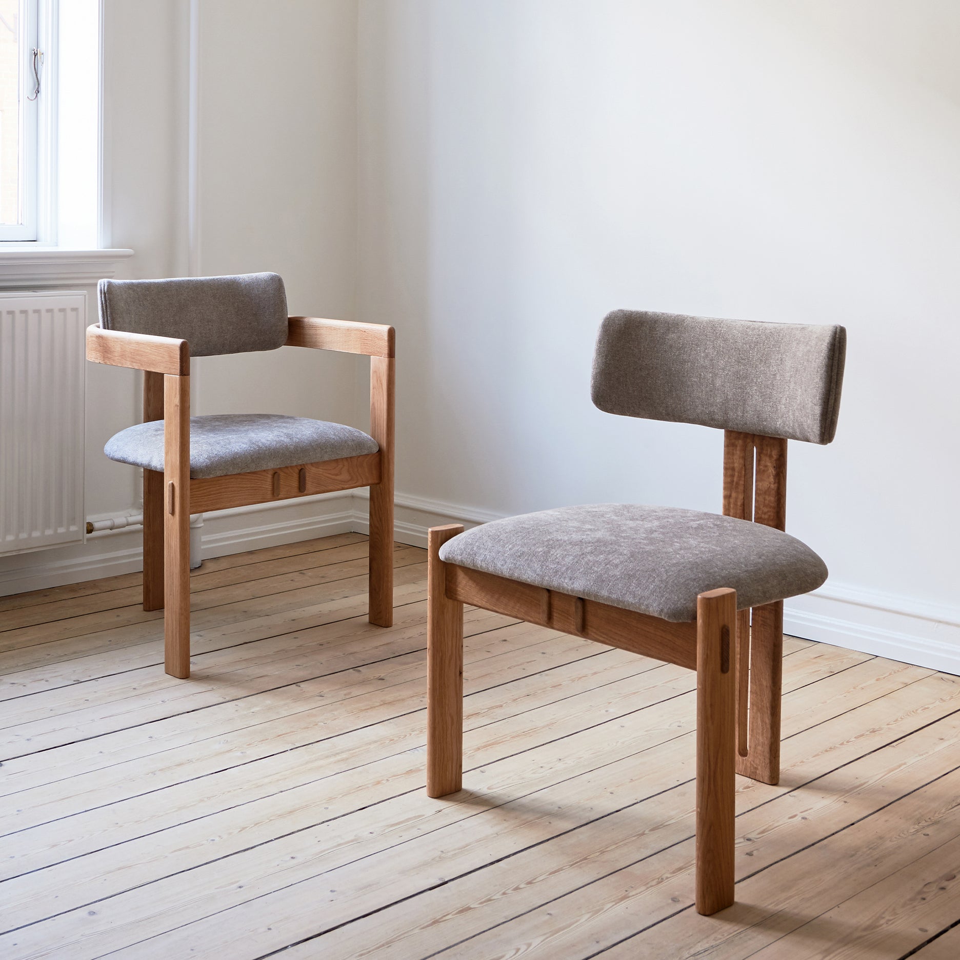 Osaka spisebordsstol m. armlæn