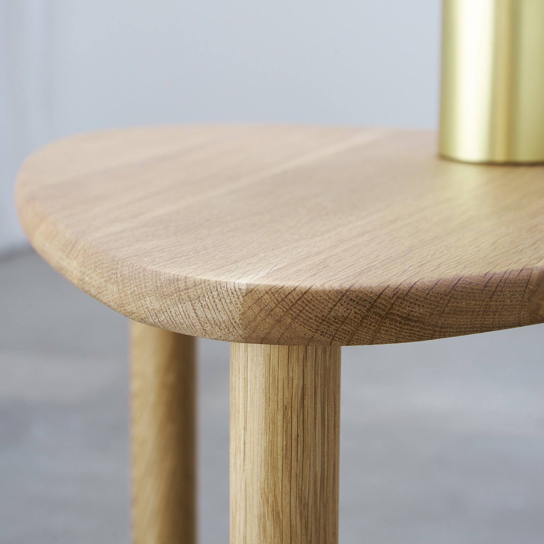 Pebble sidebord H40 cm, FSC-certificeret egetræ