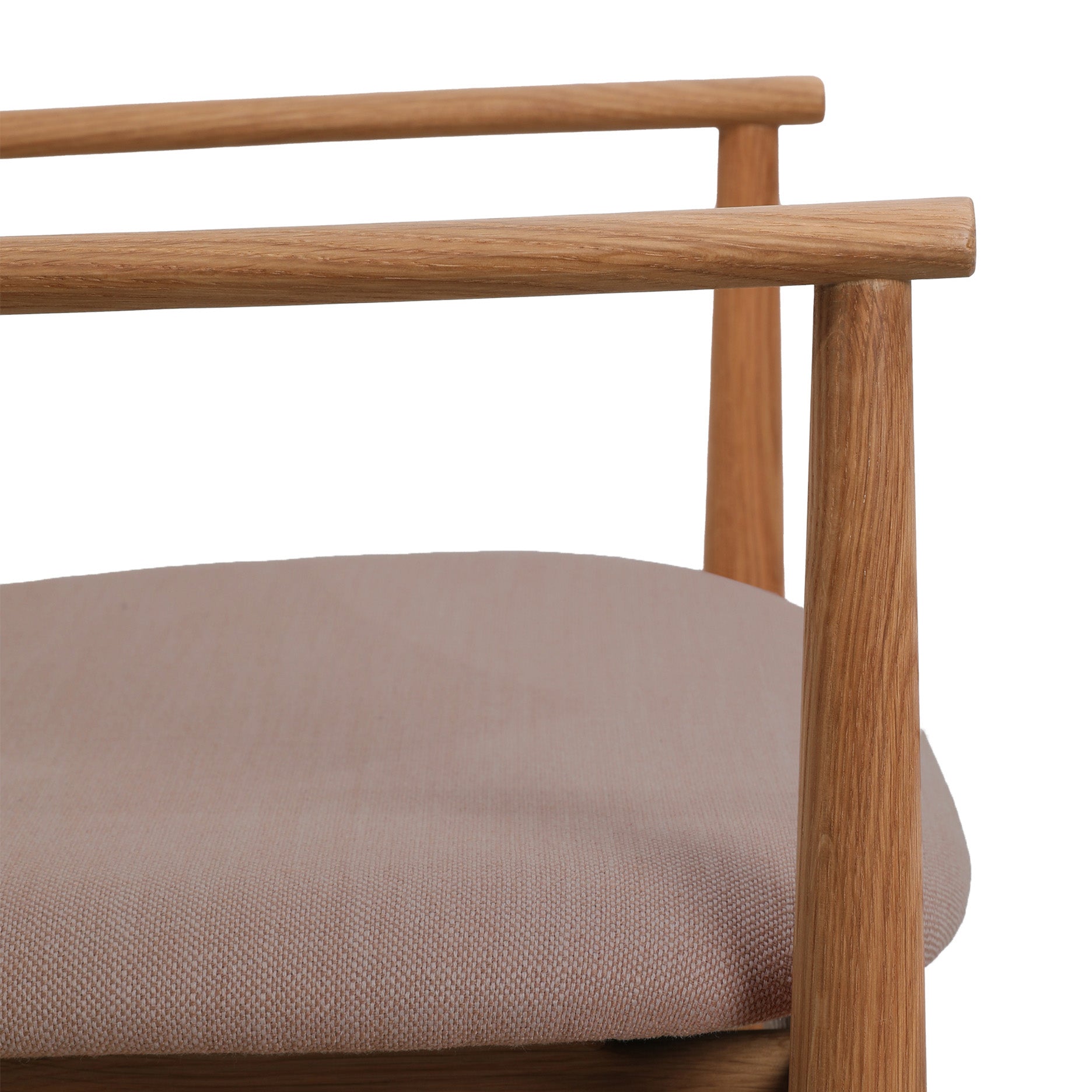 Celeste spisebordsstol m. armlæn - Stof